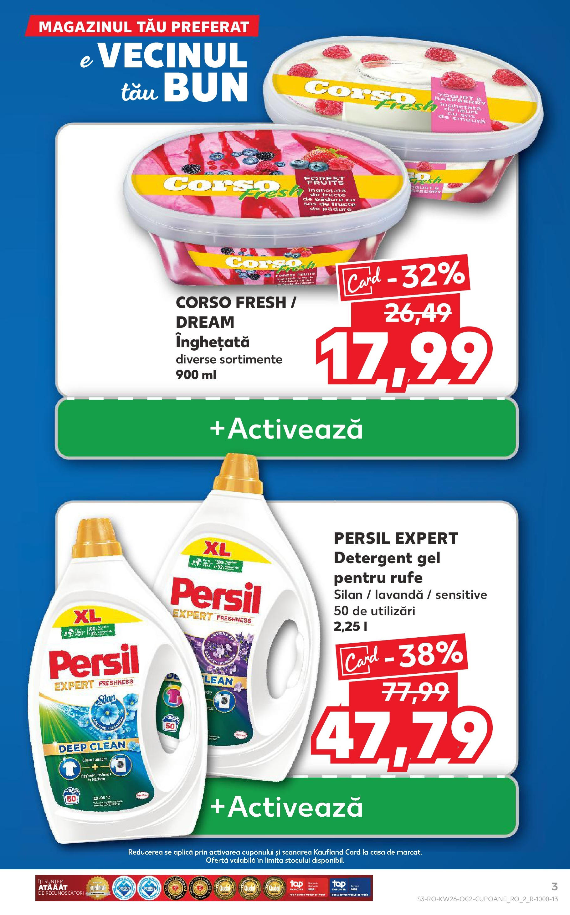 Catalog Kaufland 25 - 30 Iunie 2025 | Pagina 3 | Produse: Zmeură, Pomelo, Iaurt, Fructe