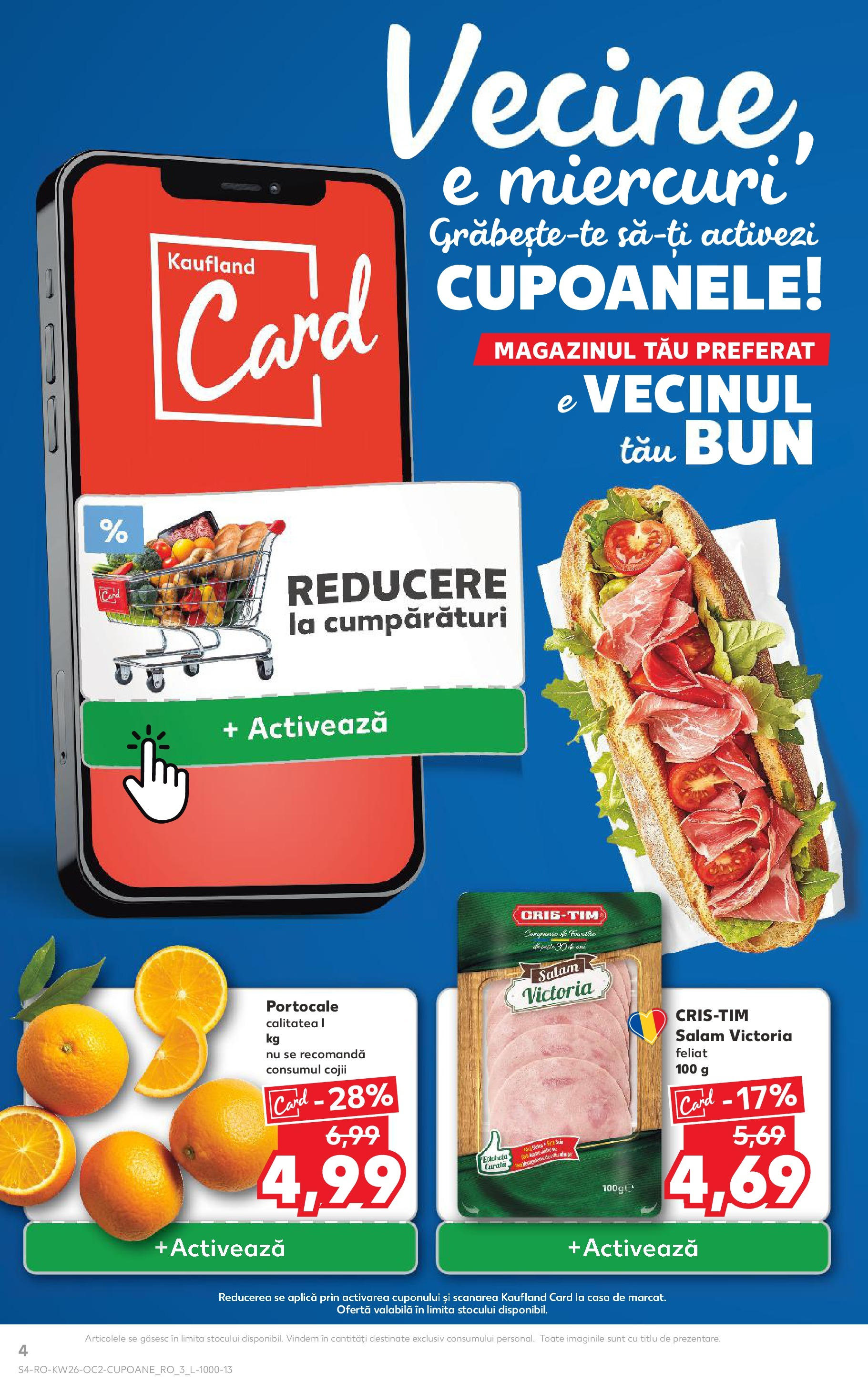 Catalog Kaufland 25 - 30 Iunie 2025 | Pagina 4 | Produse: Salam, Portocale