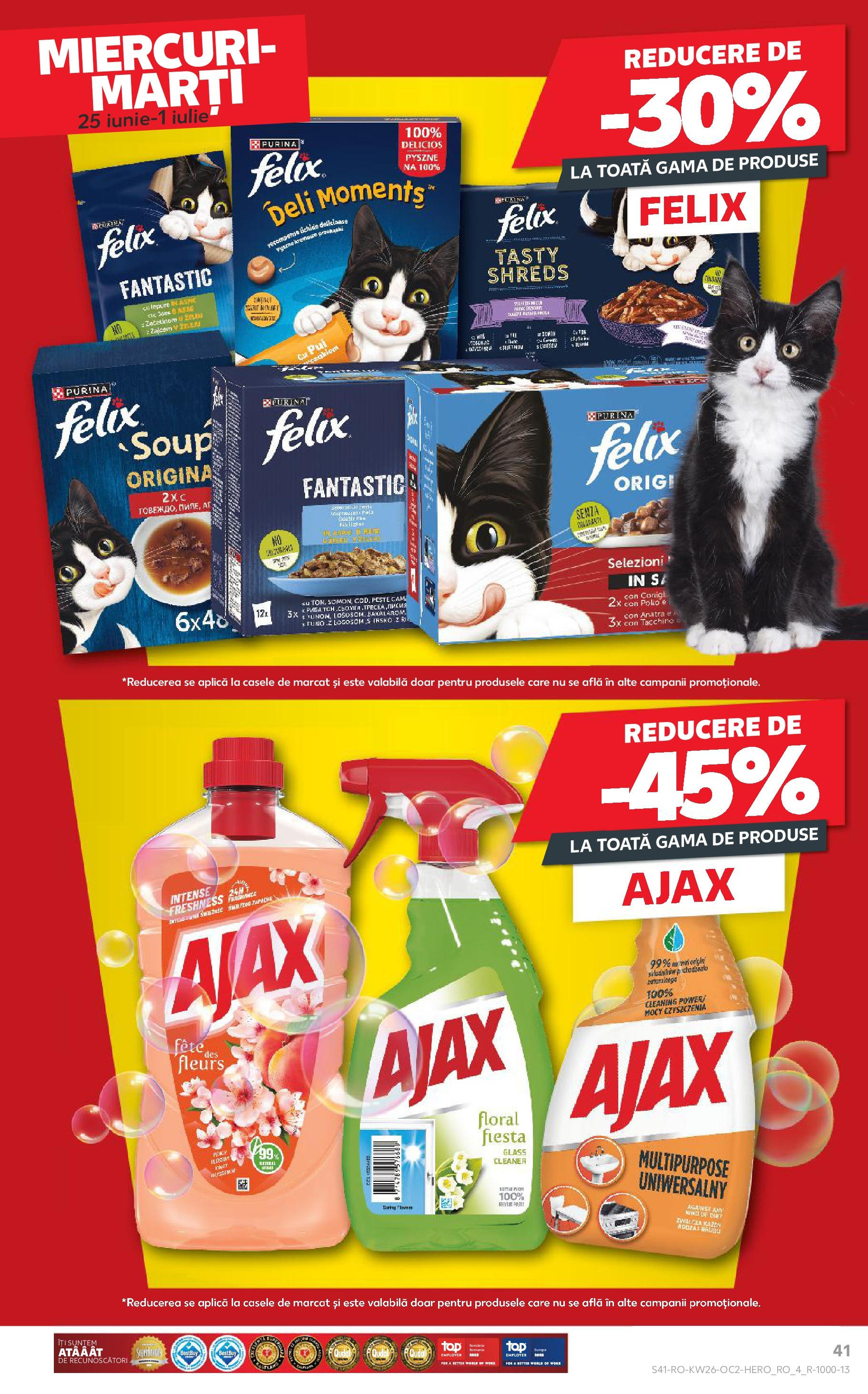 Catalog Kaufland 25 - 30 Iunie 2025 | Pagina 41 | Produse: Hacıyatmaz Kedi Oyuncağı, Pește