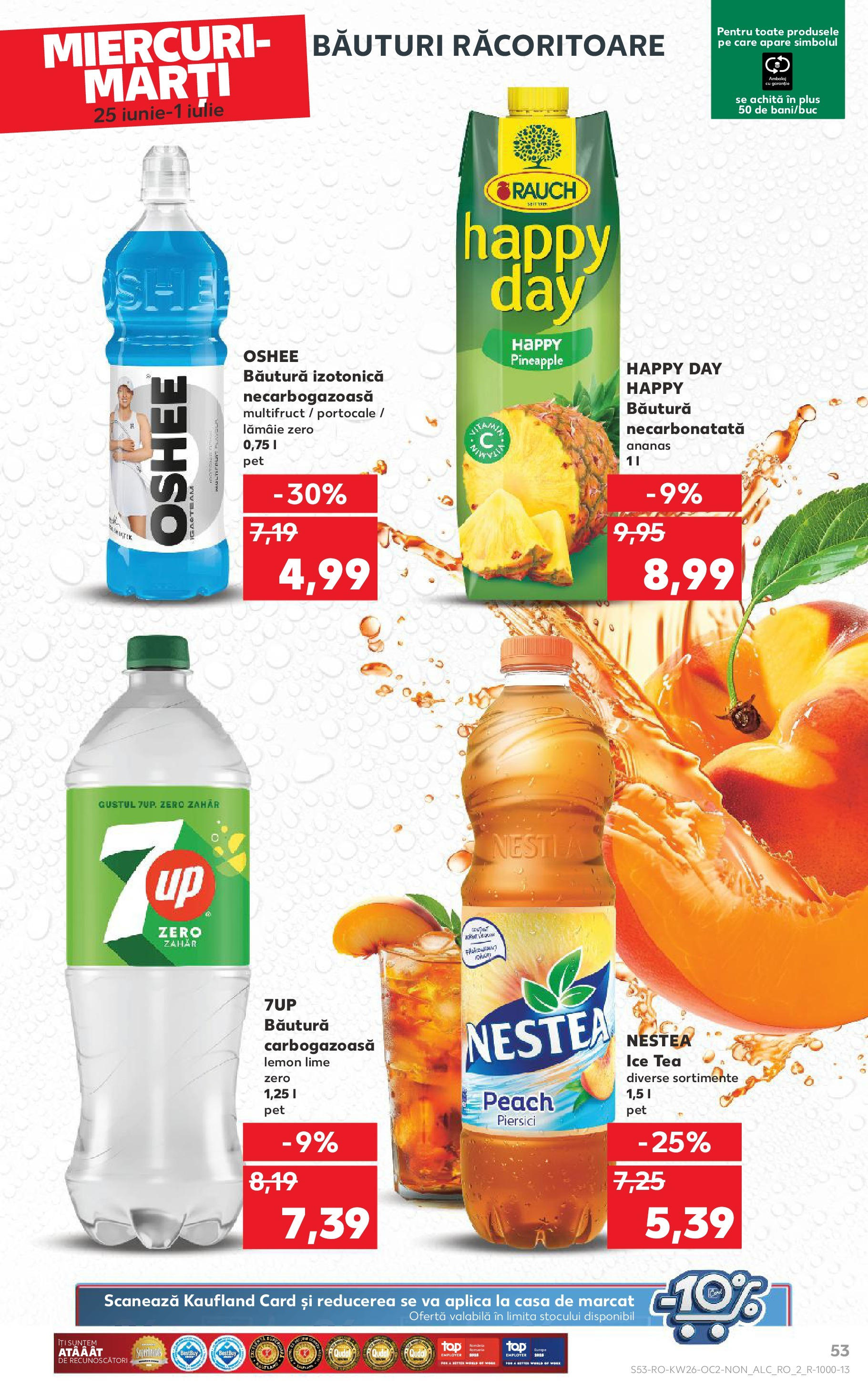 Catalog Kaufland 25 - 30 Iunie 2025 | Pagina 53 | Produse: Lime, Ice tea, Ananas, Lămâie