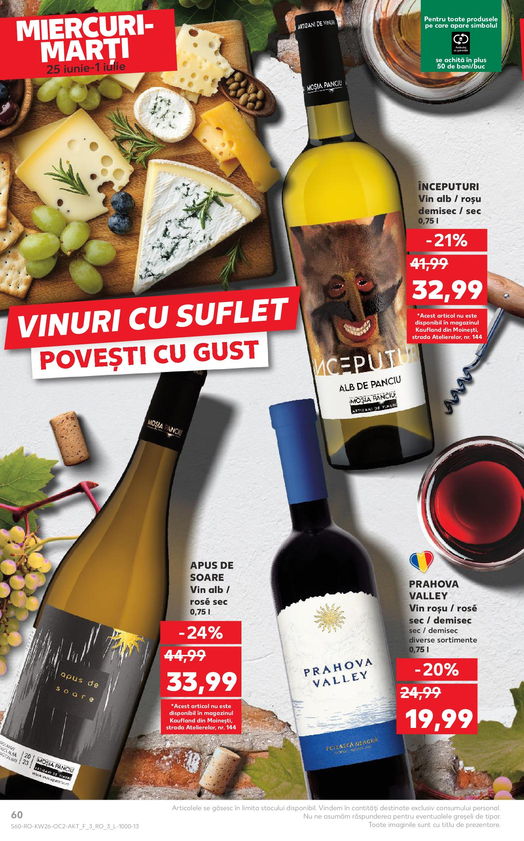 Catalog Kaufland 25 - 30 Iunie 2025 | Pagina 60 | Produse: Vin