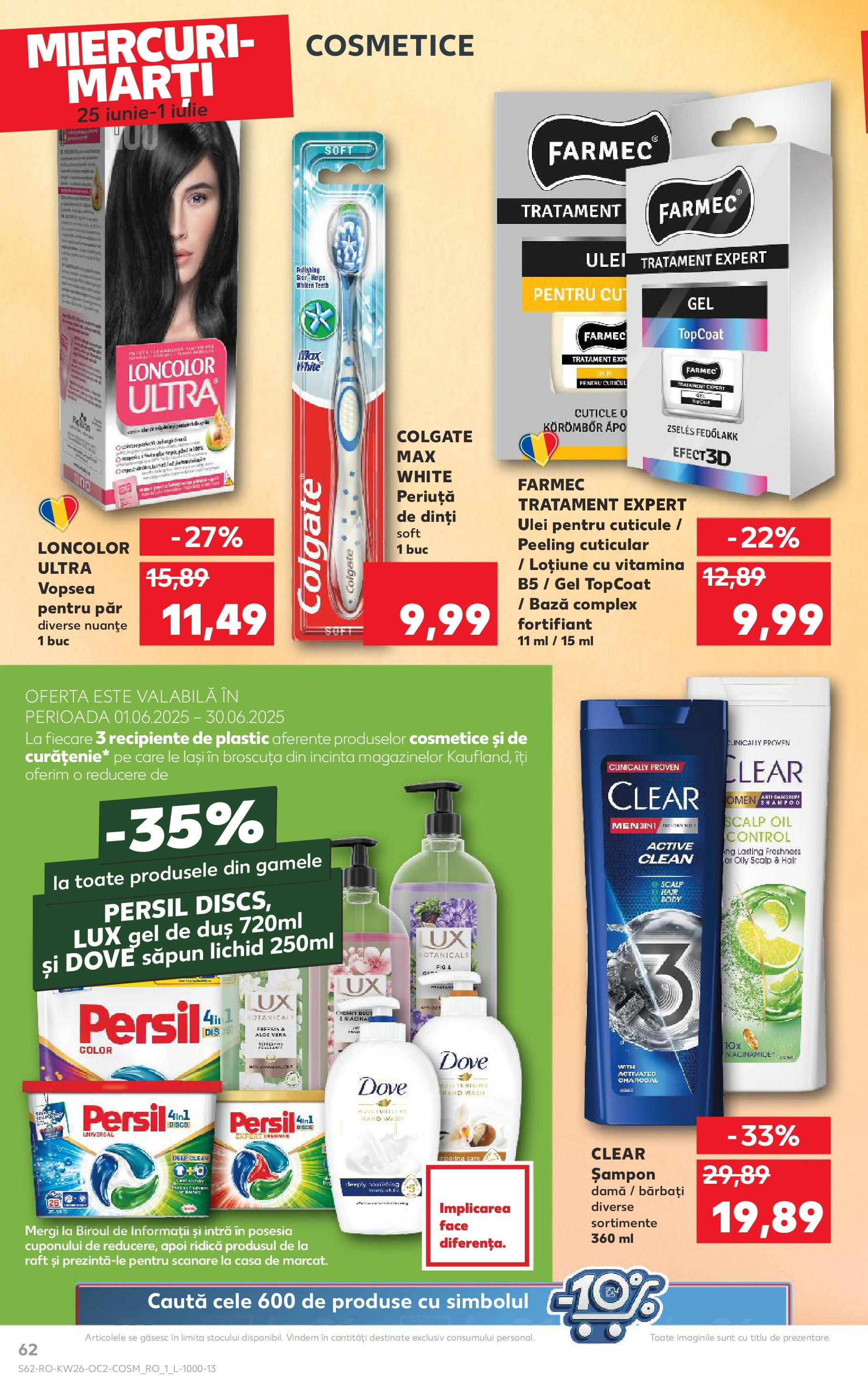 Catalog Kaufland 25 - 30 Iunie 2025 | Pagina 62 | Produse: Ulei pentru cuticule, Pomelo, Săpun, Gel de duș