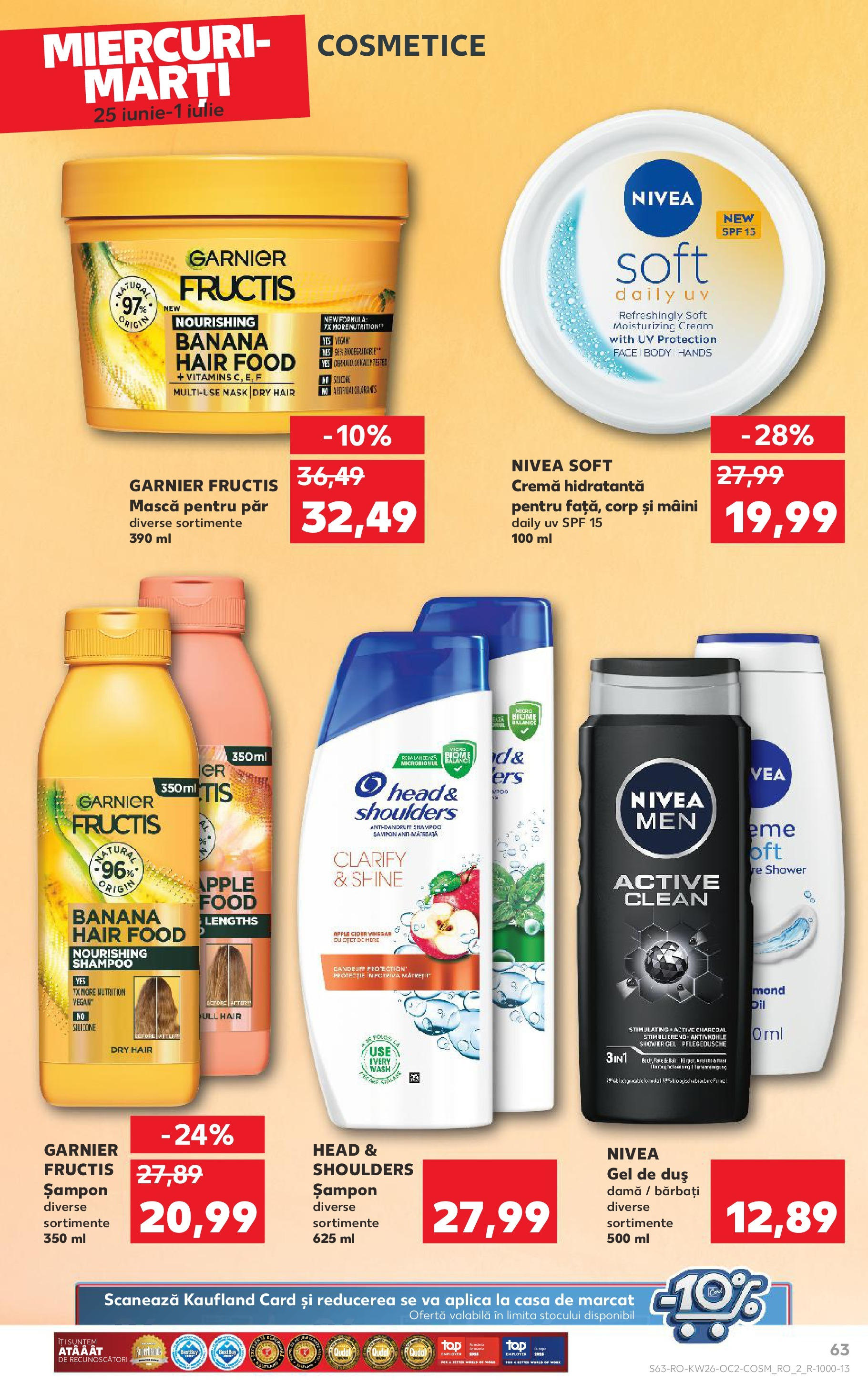 Catalog Kaufland 25 - 30 Iunie 2025 | Pagina 63 | Produse: Arapsaçı, Cremă, Apple, Oțet
