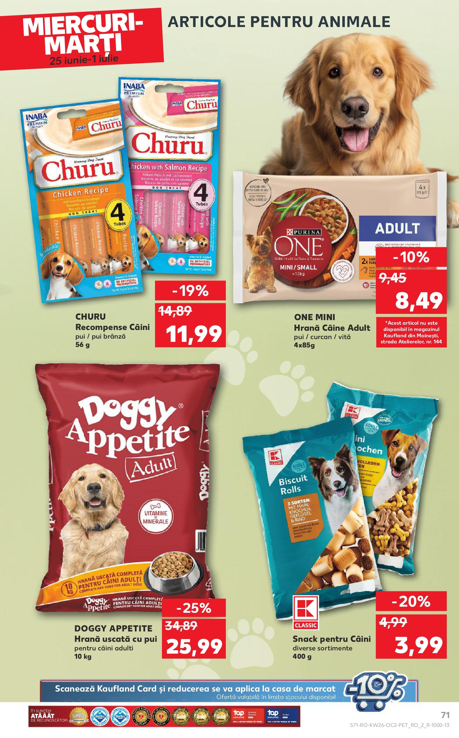 Catalog Kaufland 25 - 30 Iunie 2025 | Pagina 71 | Produse: Hacıyatmaz Kedi Oyuncağı, Brânză
