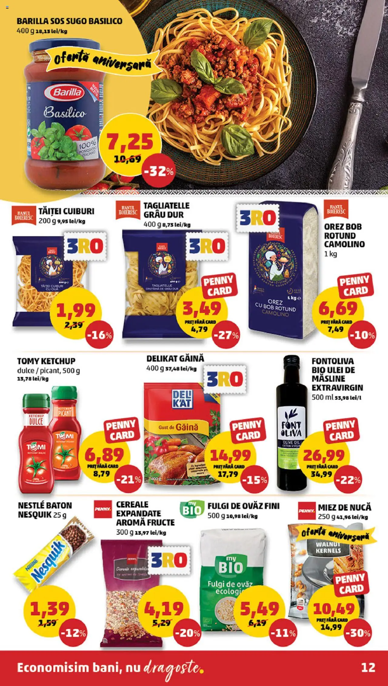 Catalog PENNY Market 25 - 30 Iunie 2025 | Pagina 12 | Produse: Măsline, Orez, Cereale, Fulgi