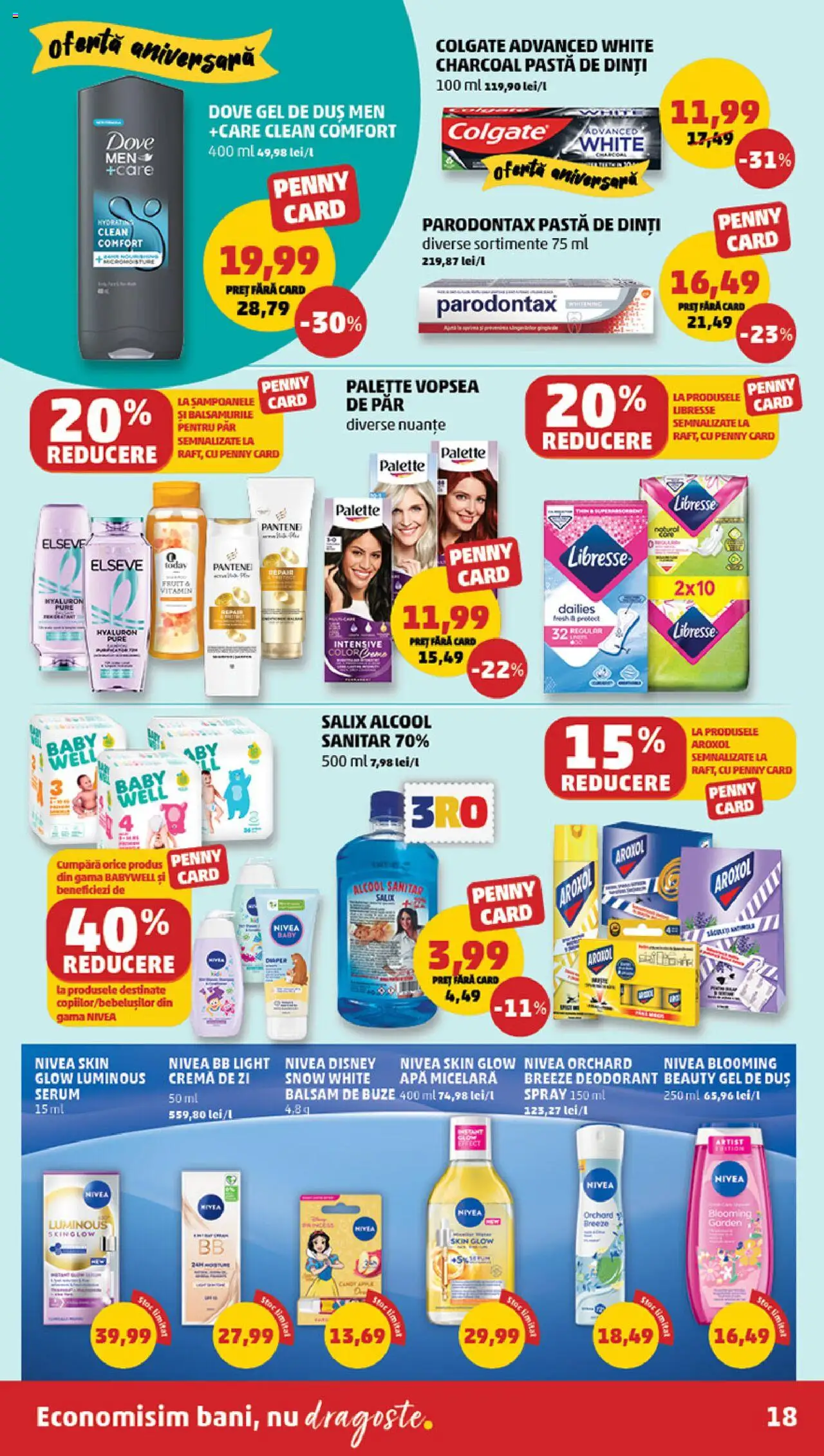 Catalog PENNY Market 25 - 30 Iunie 2025 | Pagina 18 | Produse: Pomelo, Deodorant, Pastă de dinți, Apă