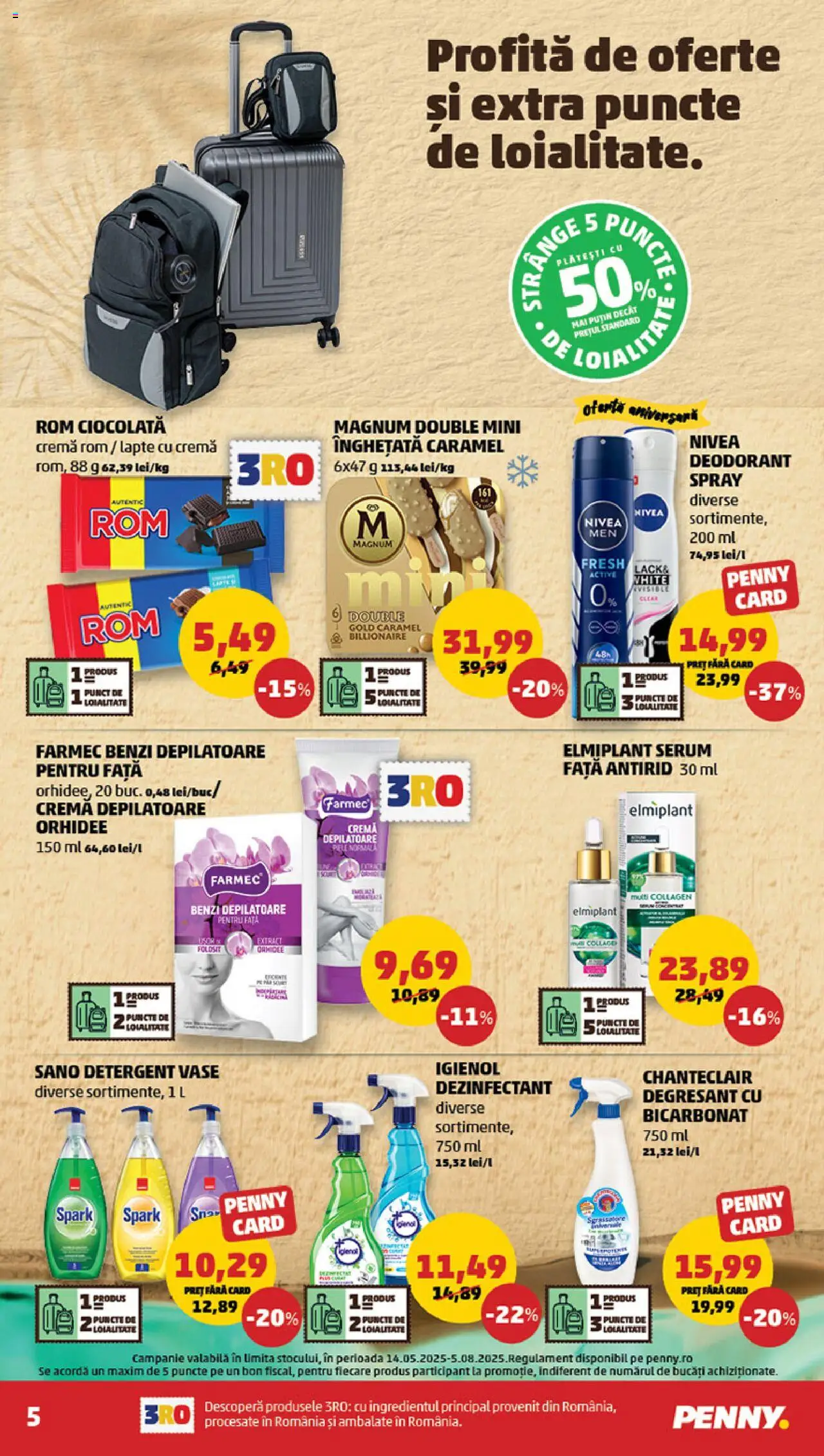 Catalog PENNY Market 25 - 30 Iunie 2025 | Pagina 5 | Produse: Serum, Orhidee, Cremă, Înghețată