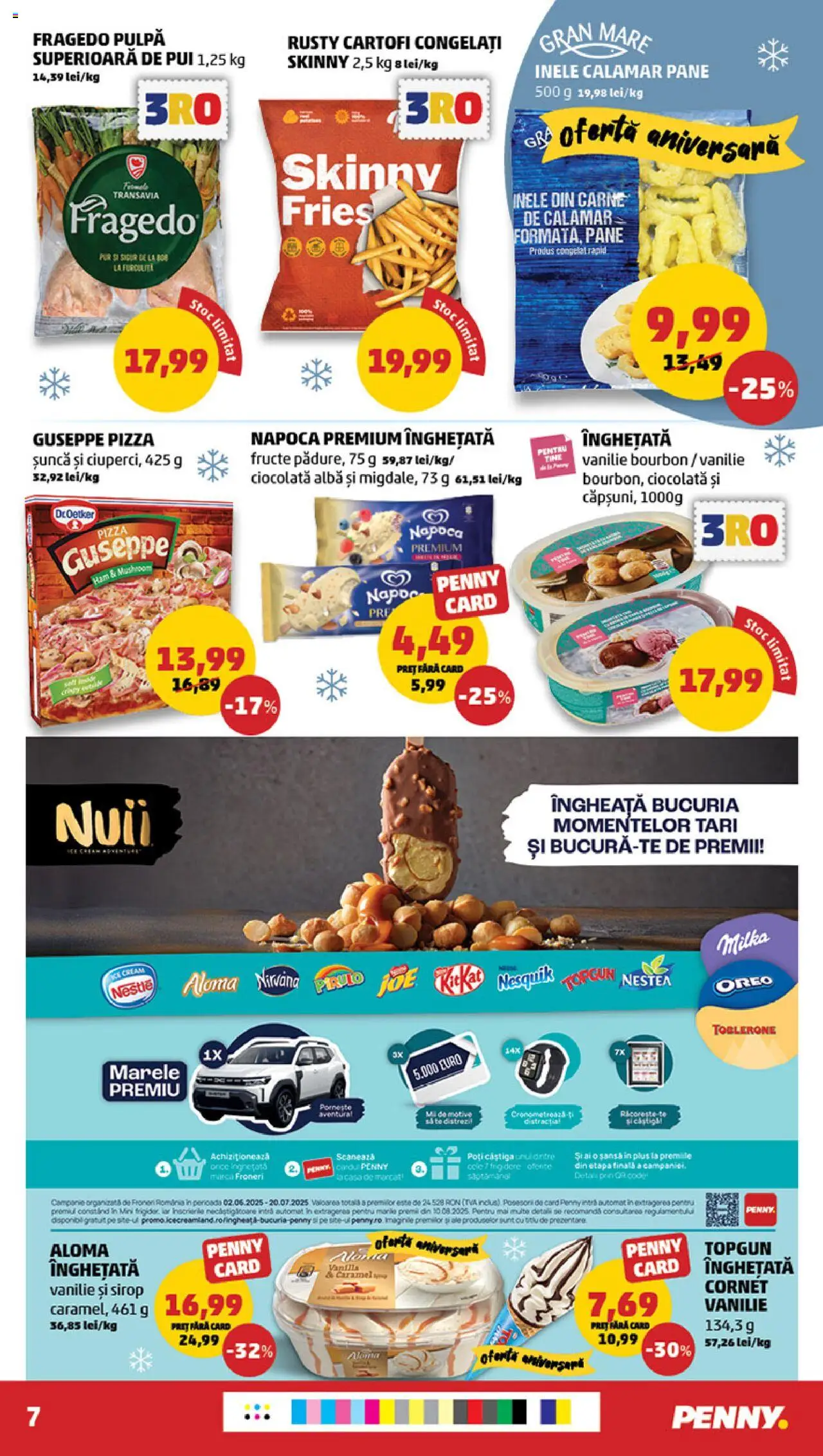 Catalog PENNY Market 25 - 30 Iunie 2025 | Pagina 7 | Produse: Bourbon, Sirop, Înghețată, Cartofi