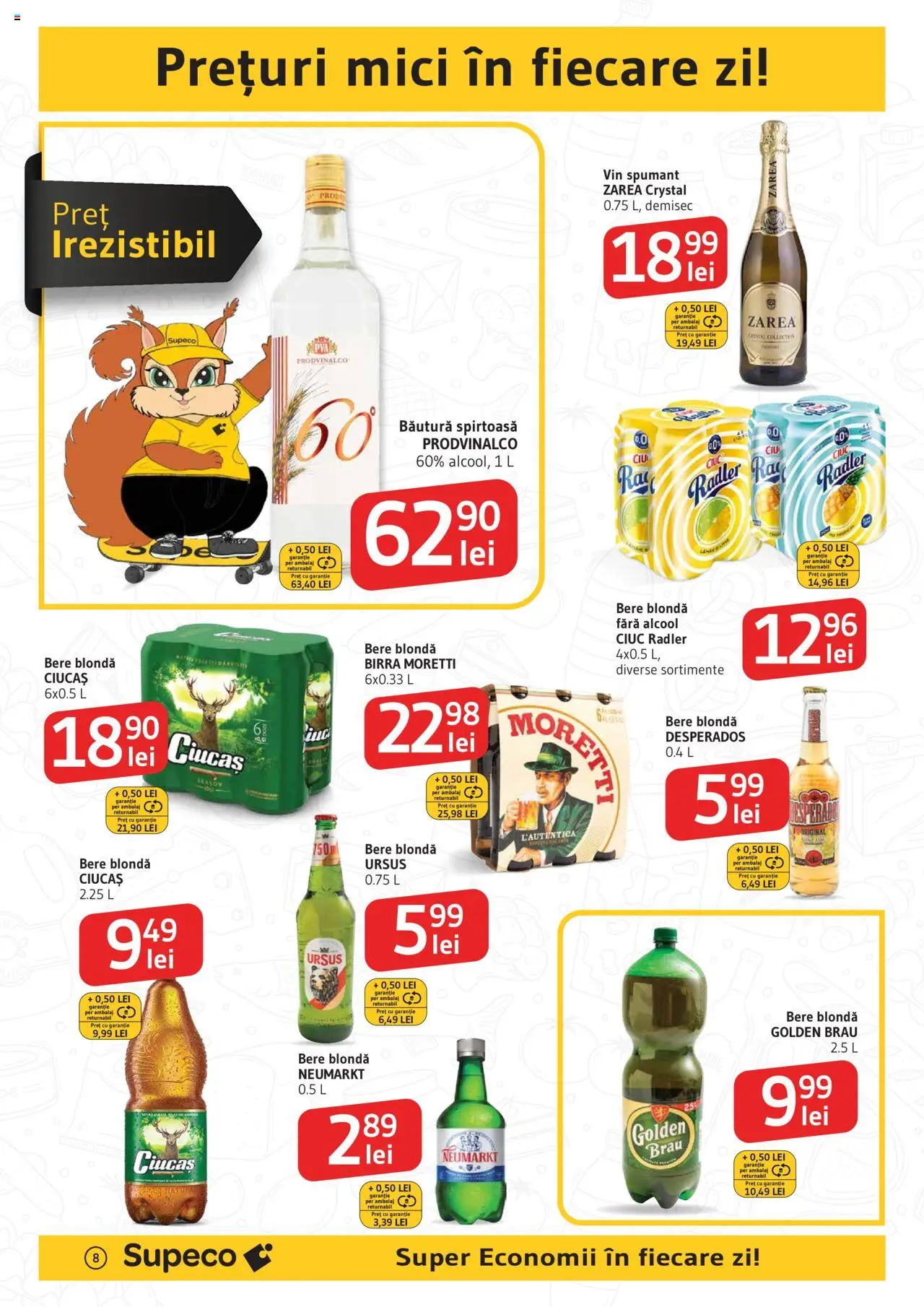 Catalog Supeco 26 Iunie - 8 Iulie 2025 | Pagina 8 | Produse: Atıştırmalık, Mici, Eğitim çantaları, Bere