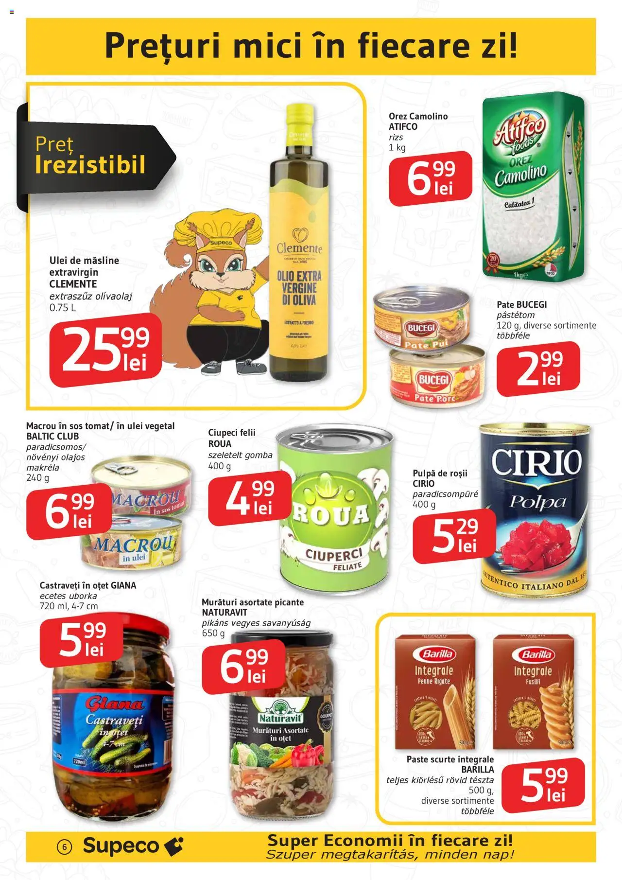 Catalog Supeco 26 Iunie - 8 Iulie 2025 | Pagina 6 | Produse: Ulei, Oțet, Roșii, Sos