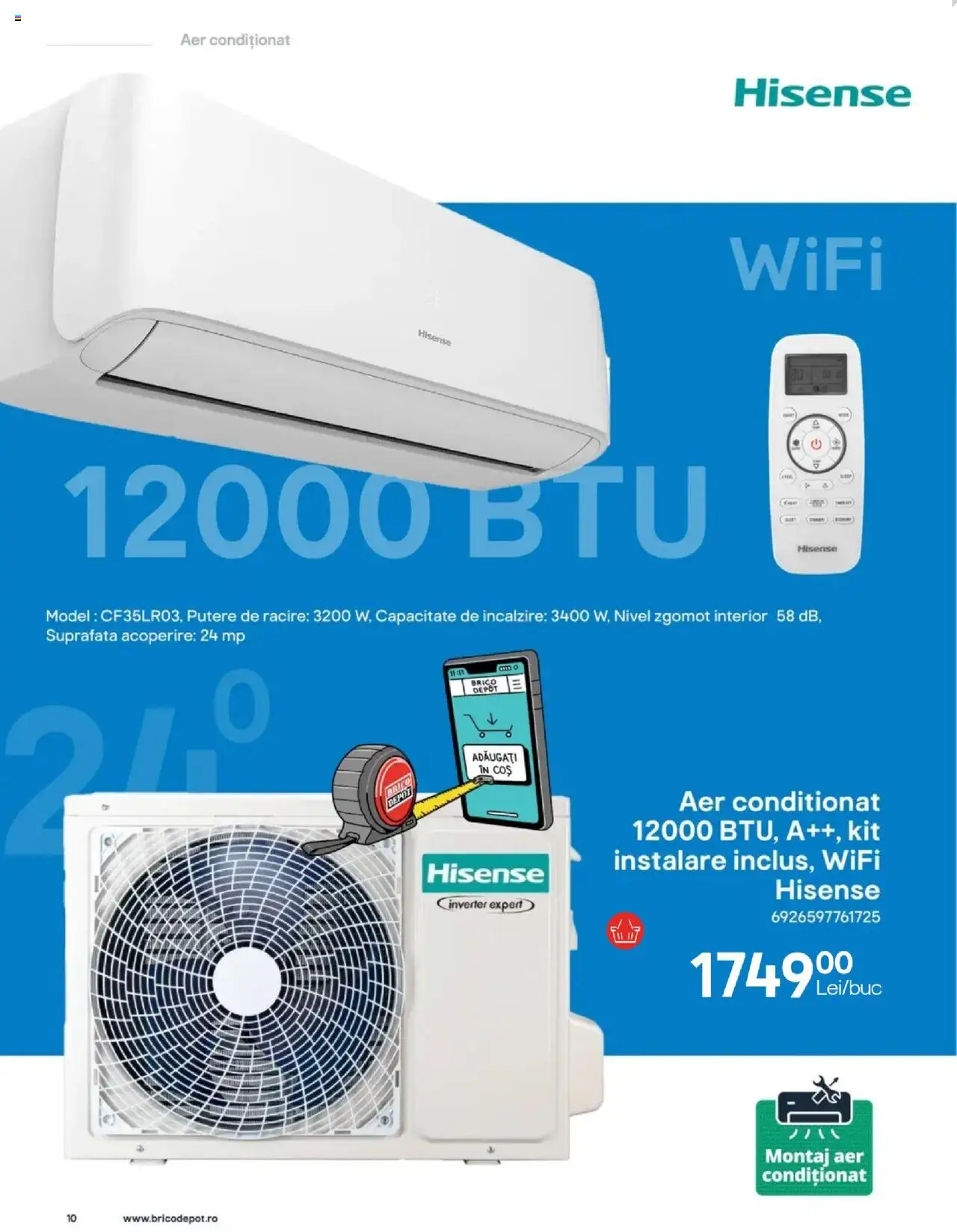 Catalog Brico Depot 27 Iunie - 30 August 2025 | Pagina 10 | Produse: Aer Condiționat, Coș