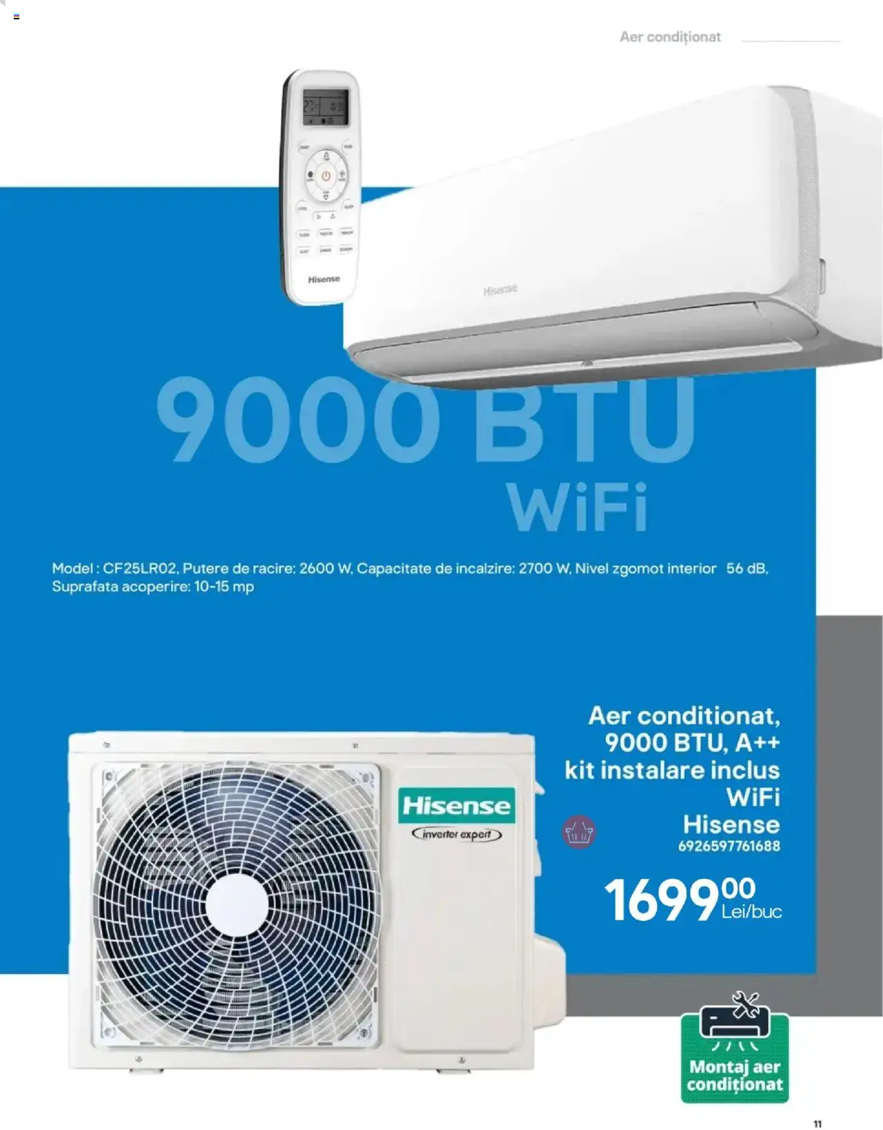 Catalog Brico Depot 27 Iunie - 30 August 2025 | Pagina 11 | Produse: Aer Condiționat