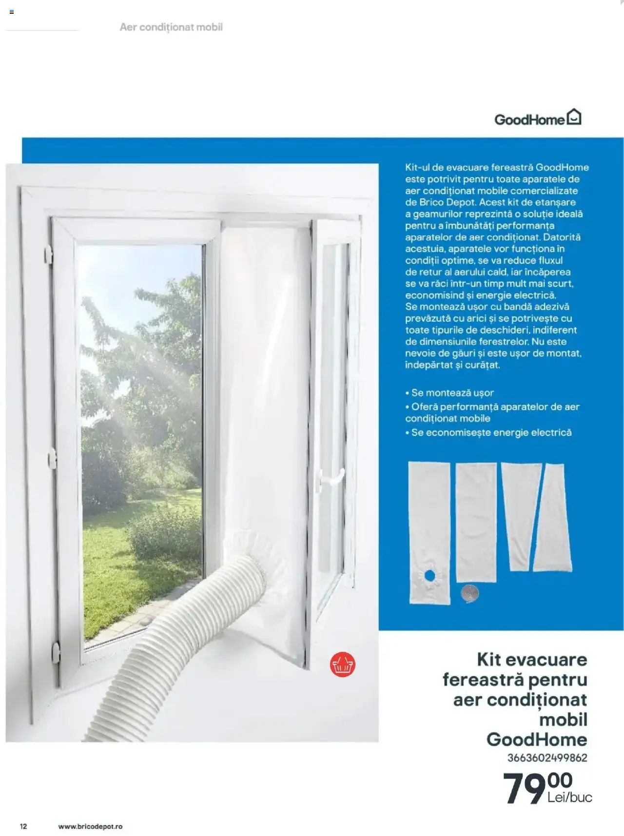 Catalog Brico Depot 27 Iunie - 30 August 2025 | Pagina 12 | Produse: Aer Condiționat, Fereastră
