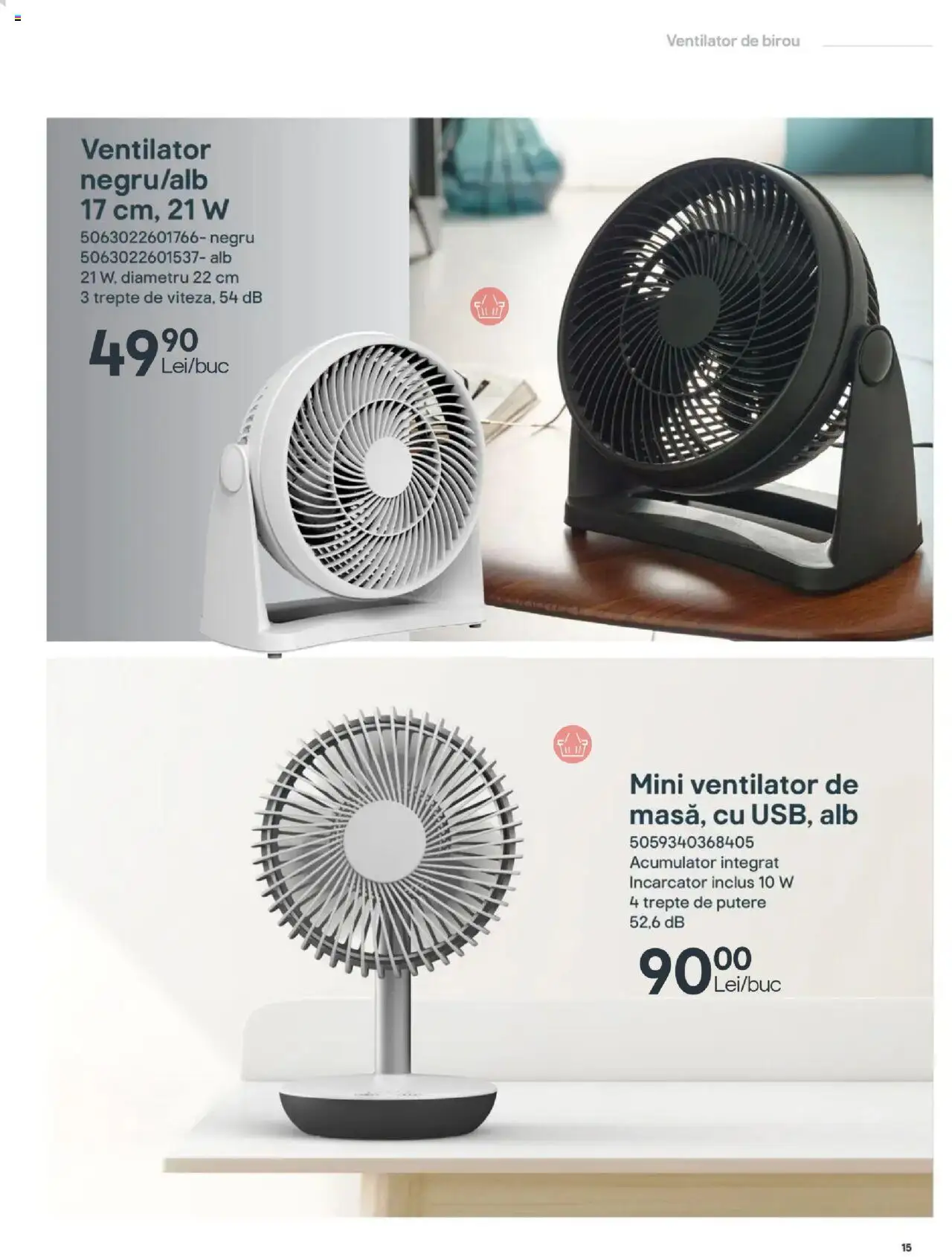Catalog Brico Depot 27 Iunie - 30 August 2025 | Pagina 15 | Produse: Încărcător, Çikolatalı gofret, Ventilator