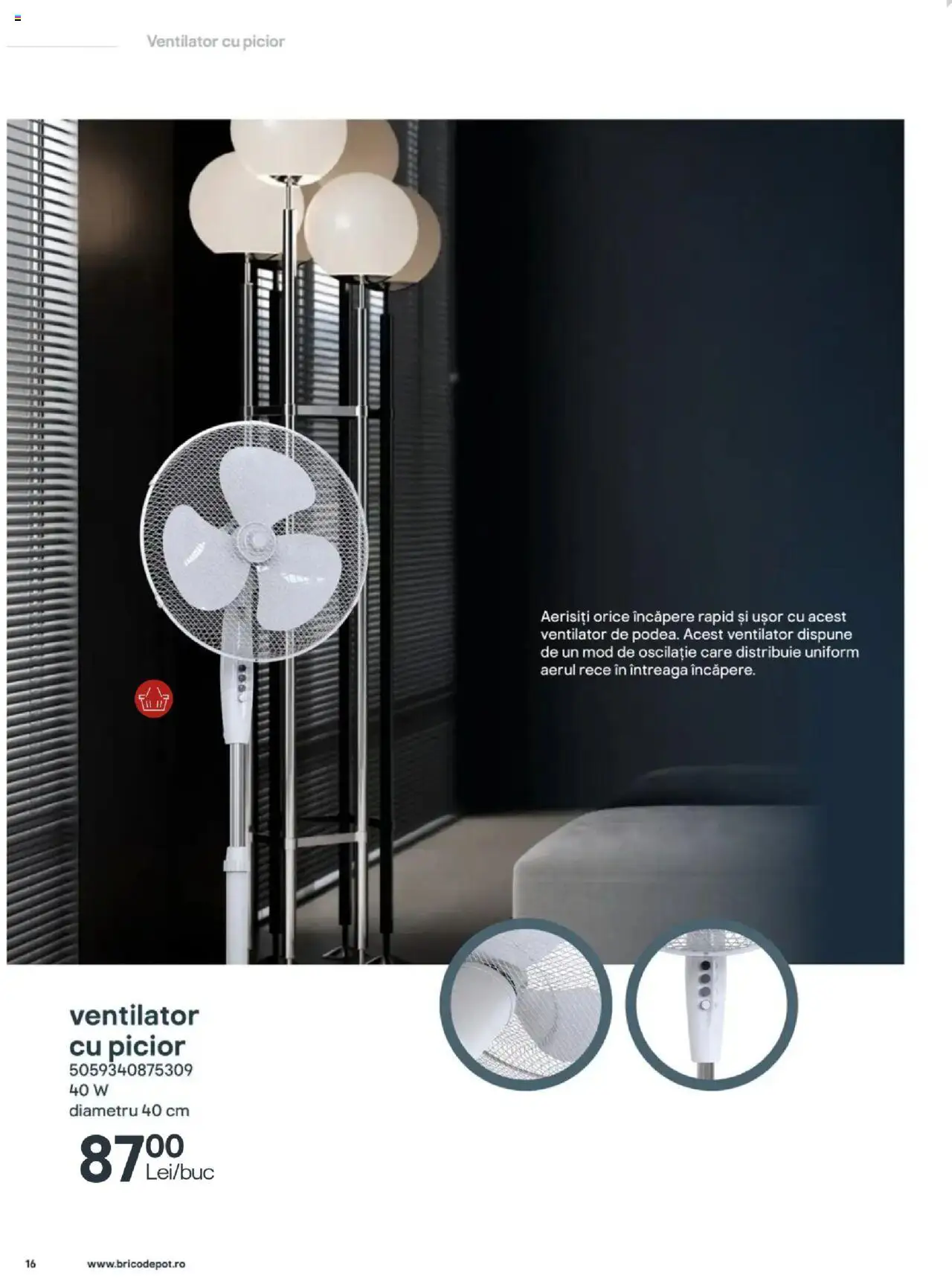 Catalog Brico Depot 27 Iunie - 30 August 2025 | Pagina 16 | Produse: Ventilator