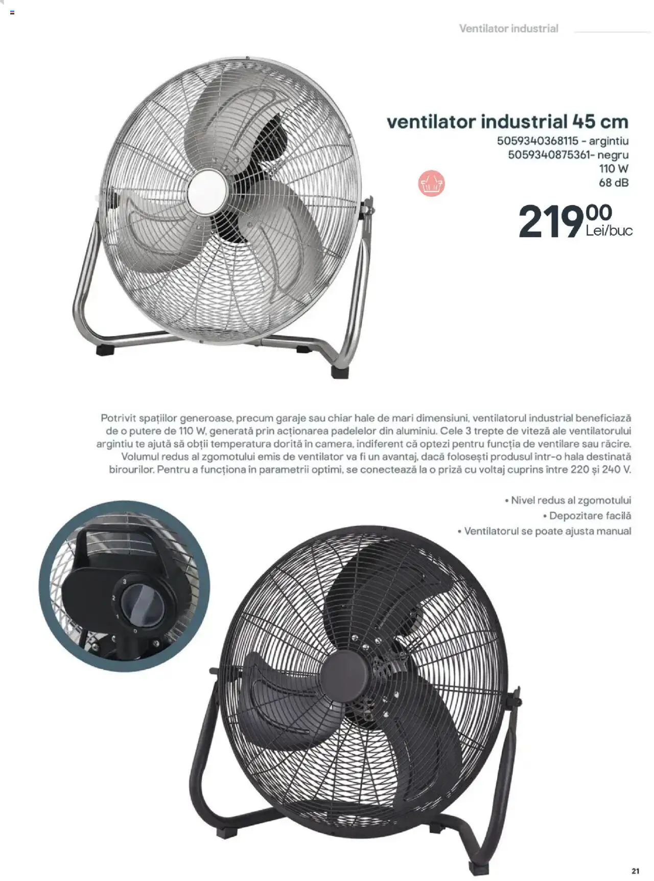 Catalog Brico Depot 27 Iunie - 30 August 2025 | Pagina 21 | Produse: Ventilator, Priză