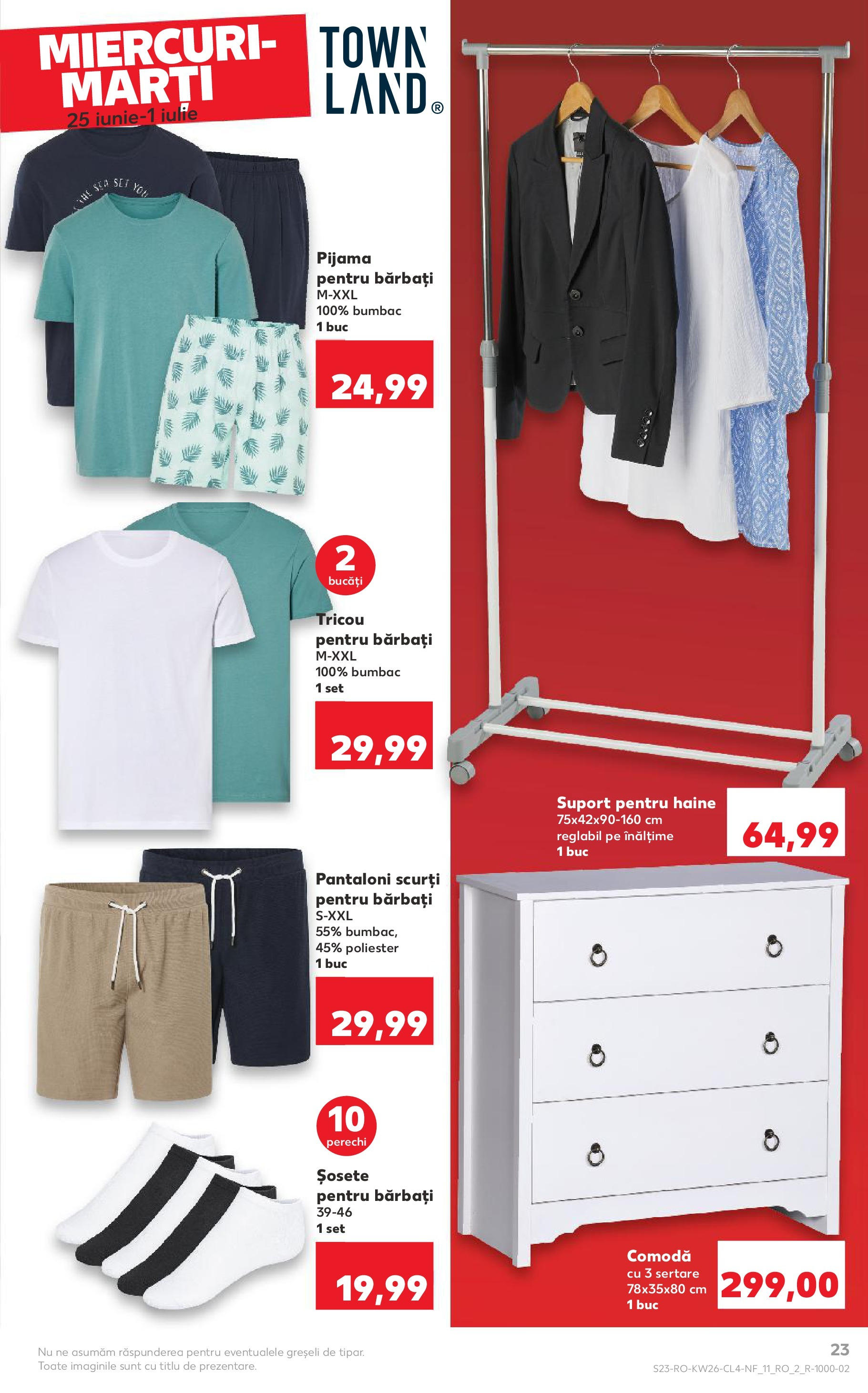 Catalog Kaufland 25 - 30 Iunie 2025 | Pagina 23 | Produse: Comodă, Haine, Pantaloni, Pantaloni scurți