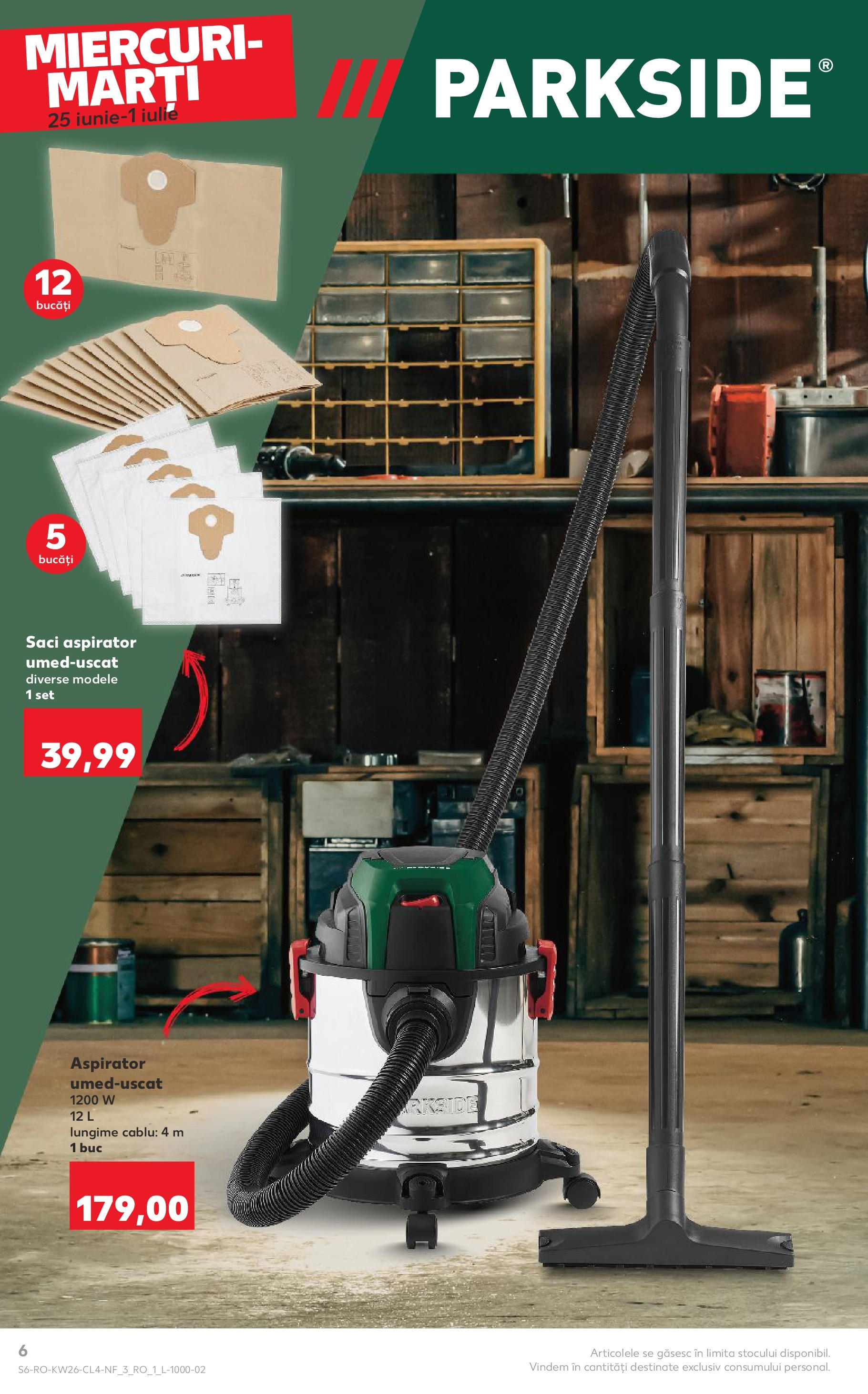 Catalog Kaufland 25 - 30 Iunie 2025 | Pagina 6 | Produse: Cablu, Aspirator