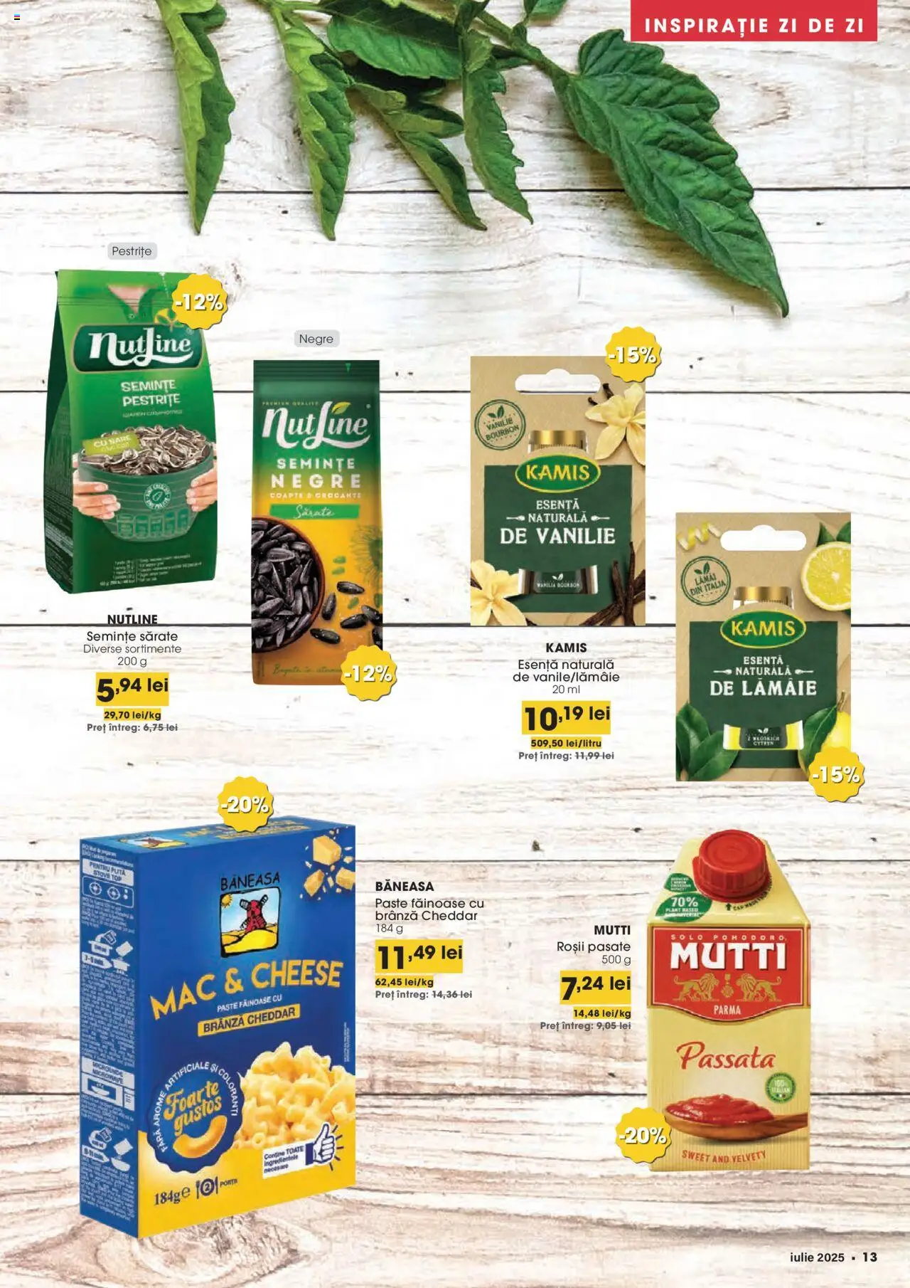 Catalog Mega Image 26 Iunie - 21 Iulie 2025 | Pagina 13 | Produse: Top, Semințe, Roșii, Bourbon