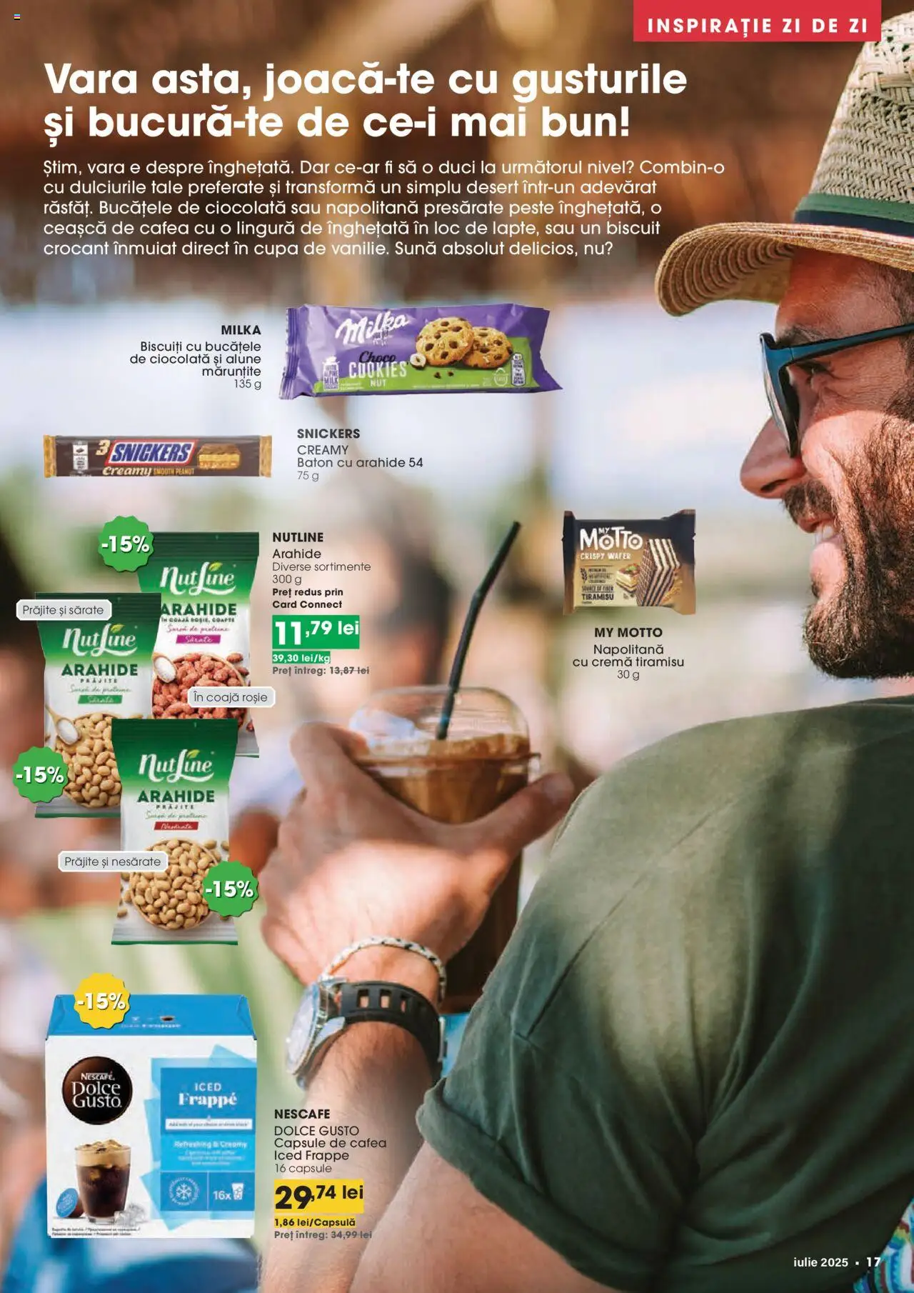 Catalog Mega Image 26 Iunie - 21 Iulie 2025 | Pagina 17 | Produse: Alune, Cremă, Ciocolată, Înghețată