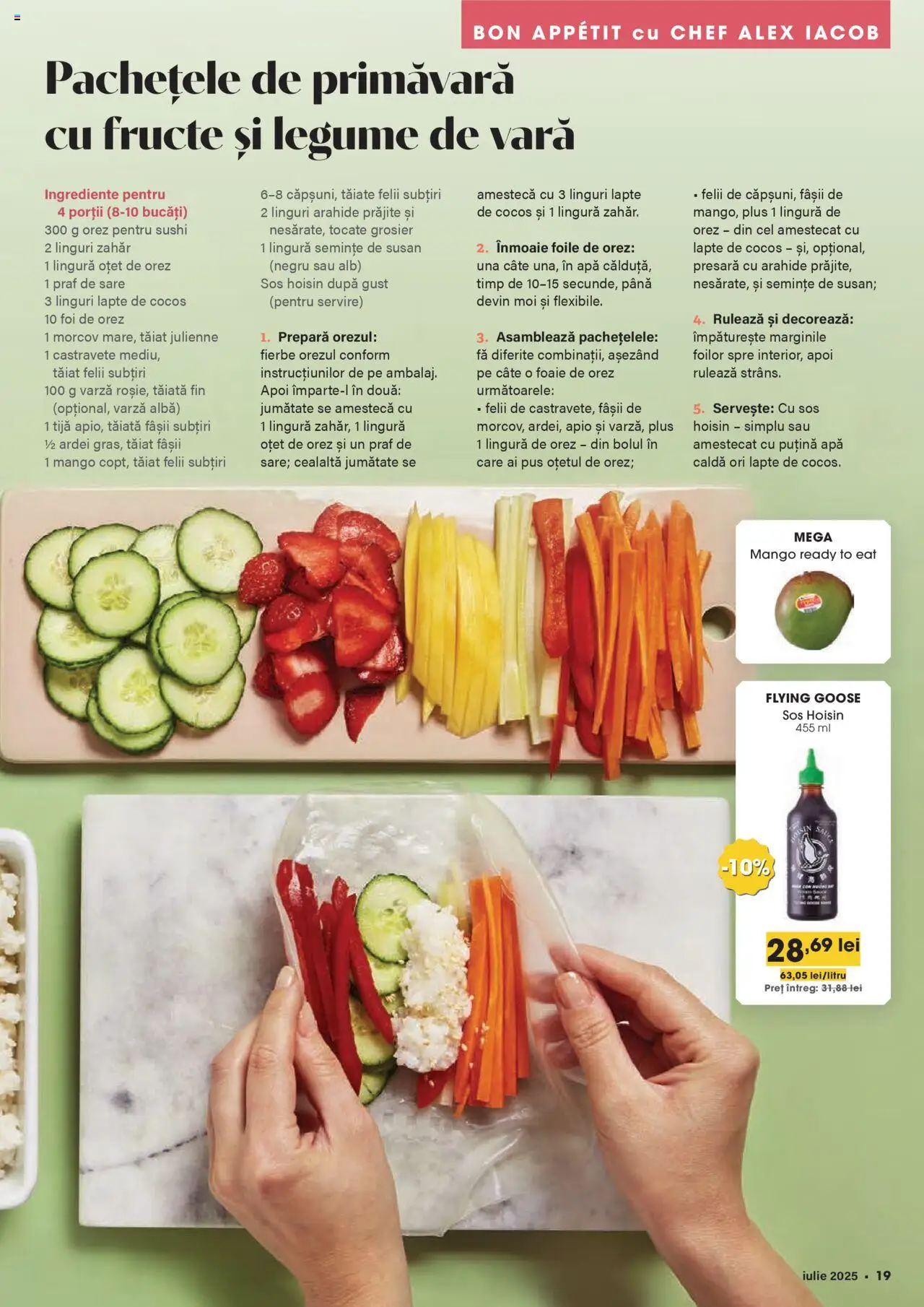 Catalog Mega Image 26 Iunie - 21 Iulie 2025 | Pagina 19 | Produse: Linguri, Sushi, Legume, Sare