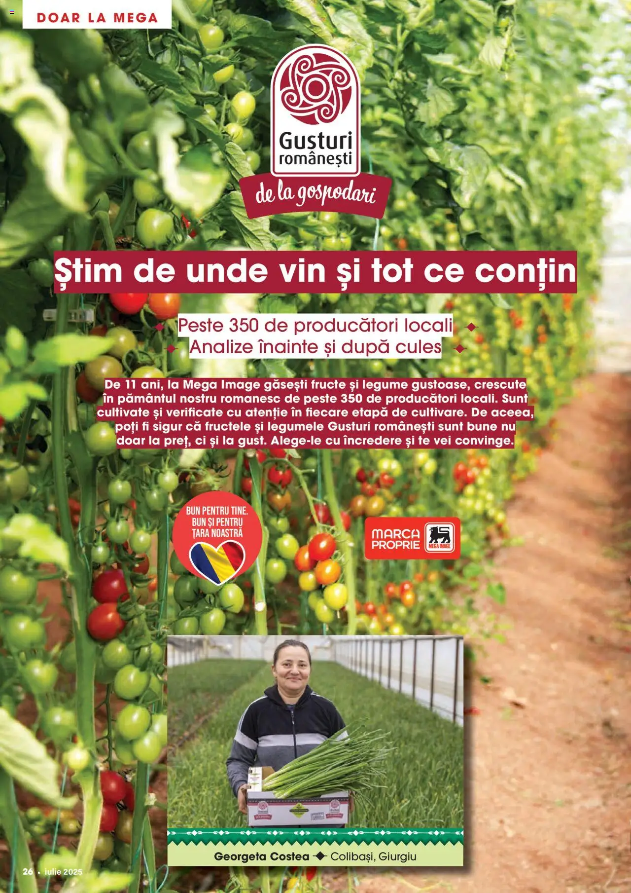 Catalog Mega Image 26 Iunie - 21 Iulie 2025 | Pagina 26 | Produse: Vin, Pește, Legume, Fructe