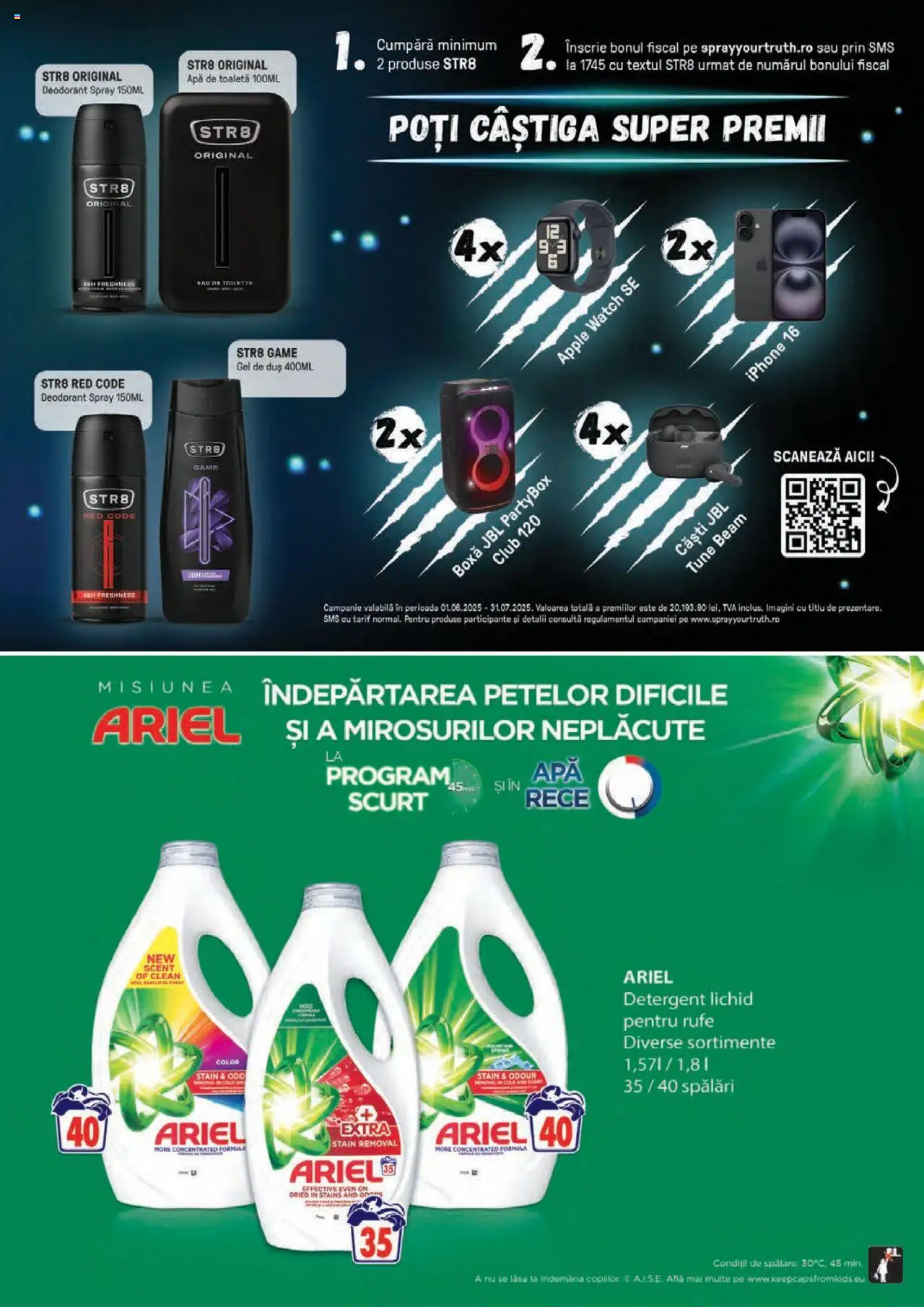 Catalog Mega Image 26 Iunie - 21 Iulie 2025 | Pagina 38 | Produse: Pomelo, Căști, Toaletă, Gel de duș