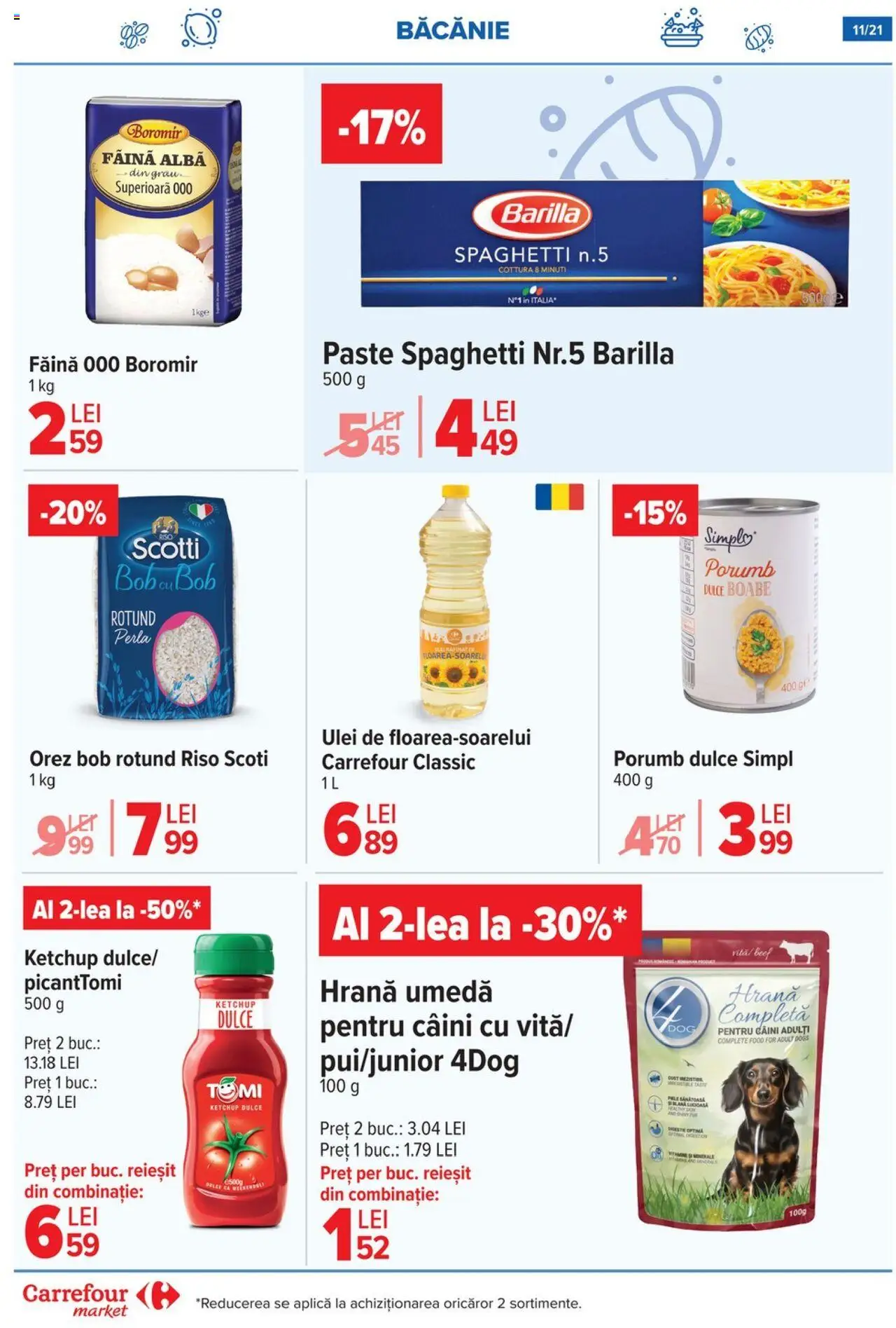 Catalog Carrefour 25 - 30 Iunie 2025 | Pagina 11 | Produse: Ulei, Făină, Orez, Paste