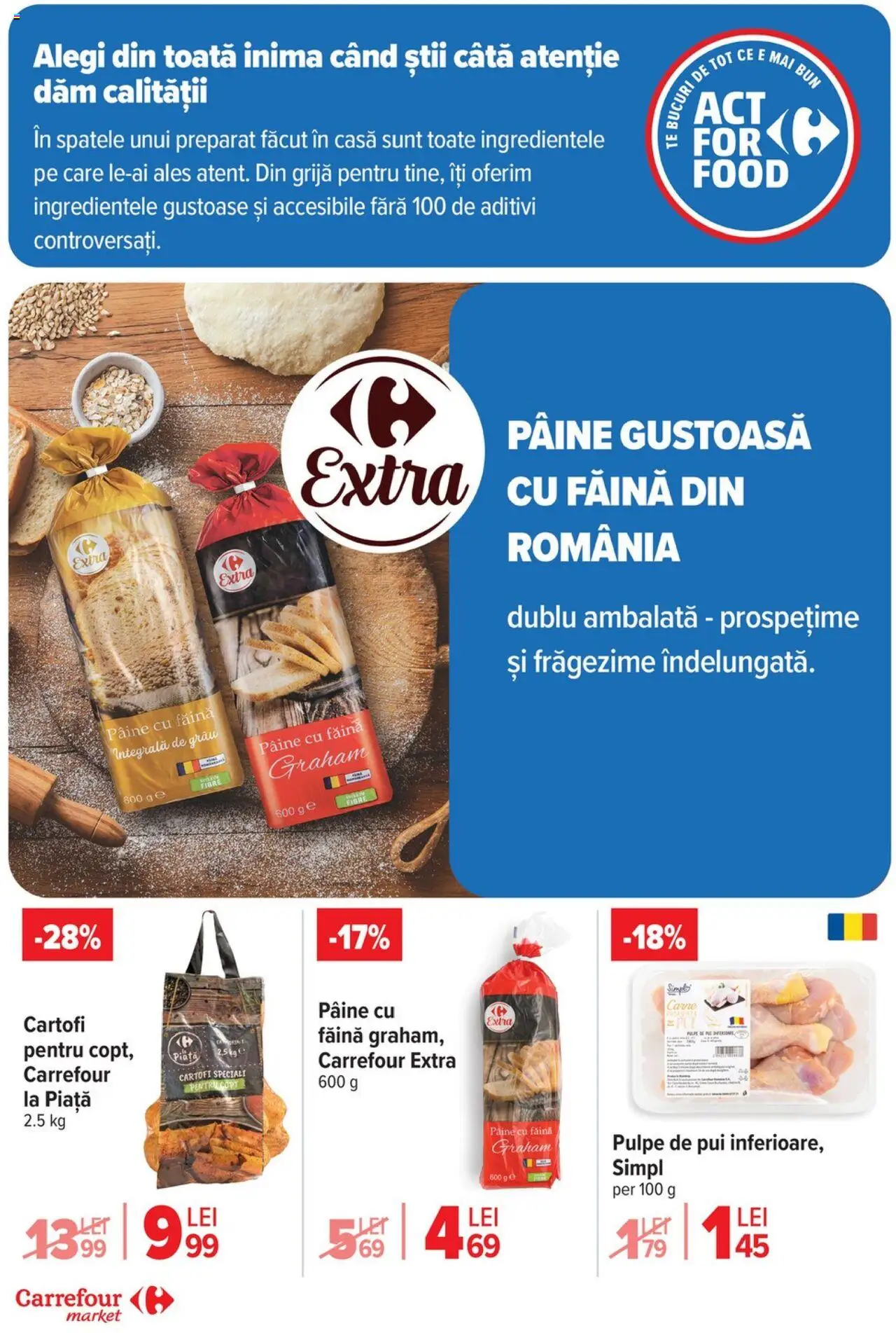 Catalog Carrefour 25 - 30 Iunie 2025 | Pagina 2 | Produse: Hacıyatmaz Kedi Oyuncağı, Pâine, Făină, Cartofi