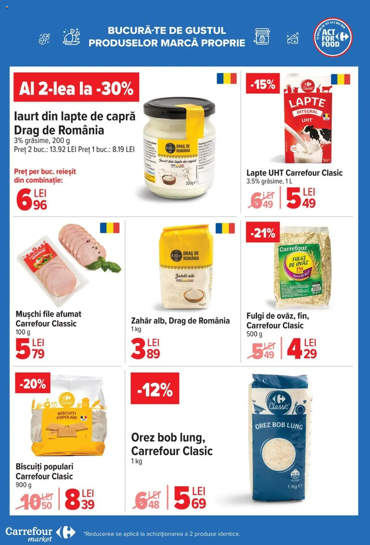 Catalog Carrefour 25 - 30 Iunie 2025 | Pagina 3 | Produse: Lapte, Orez, Fulgi, Zahăr