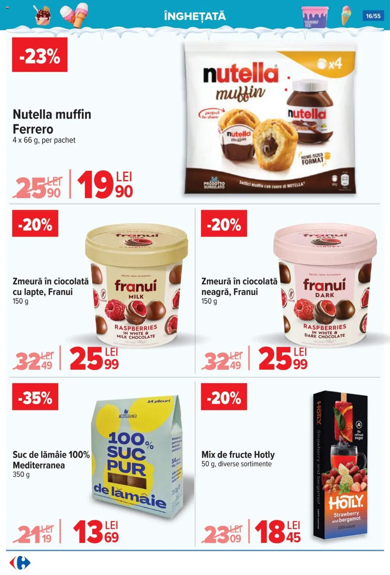Catalog Carrefour 25 - 30 Iunie 2025 | Pagina 16 | Produse: Zmeură, Ciocolată, Fructe, Lămâie