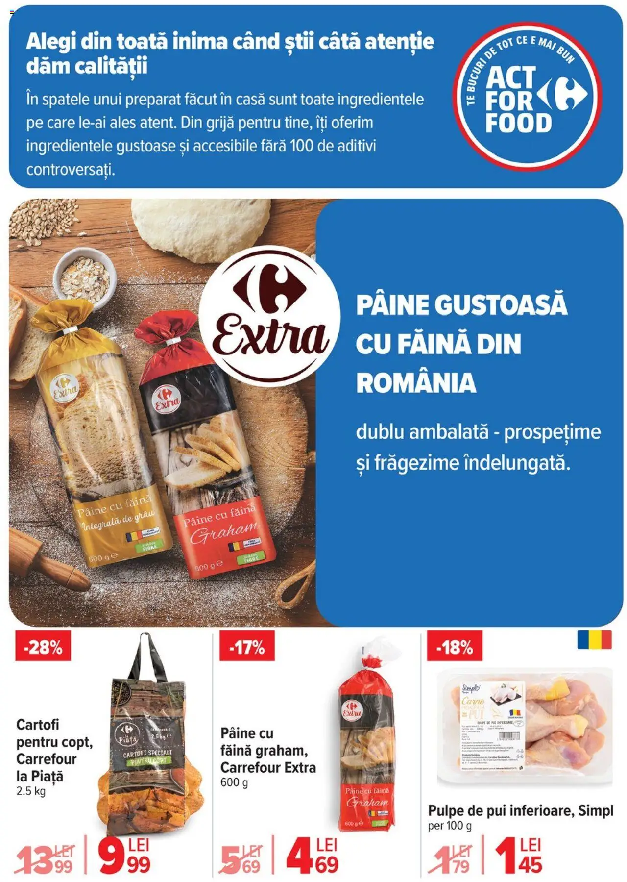 Catalog Carrefour 25 - 30 Iunie 2025 | Pagina 2 | Produse: Hacıyatmaz Kedi Oyuncağı, Pâine, Făină, Cartofi
