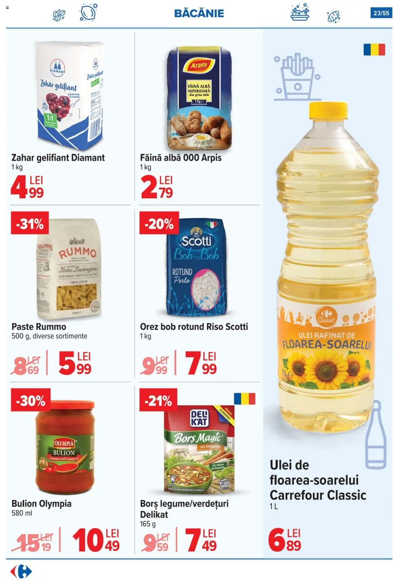 Catalog Carrefour 25 - 30 Iunie 2025 | Pagina 23 | Produse: Borș, Ulei, Orez, Paste