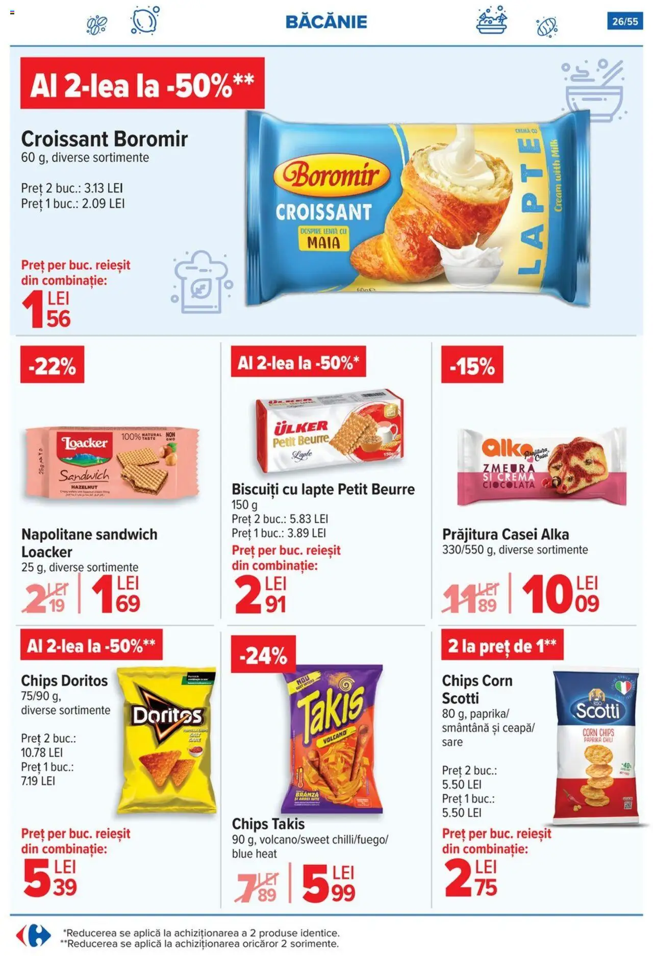 Catalog Carrefour 25 - 30 Iunie 2025 | Pagina 26 | Produse: Zmeură, Lapte, Cremă, Smântână