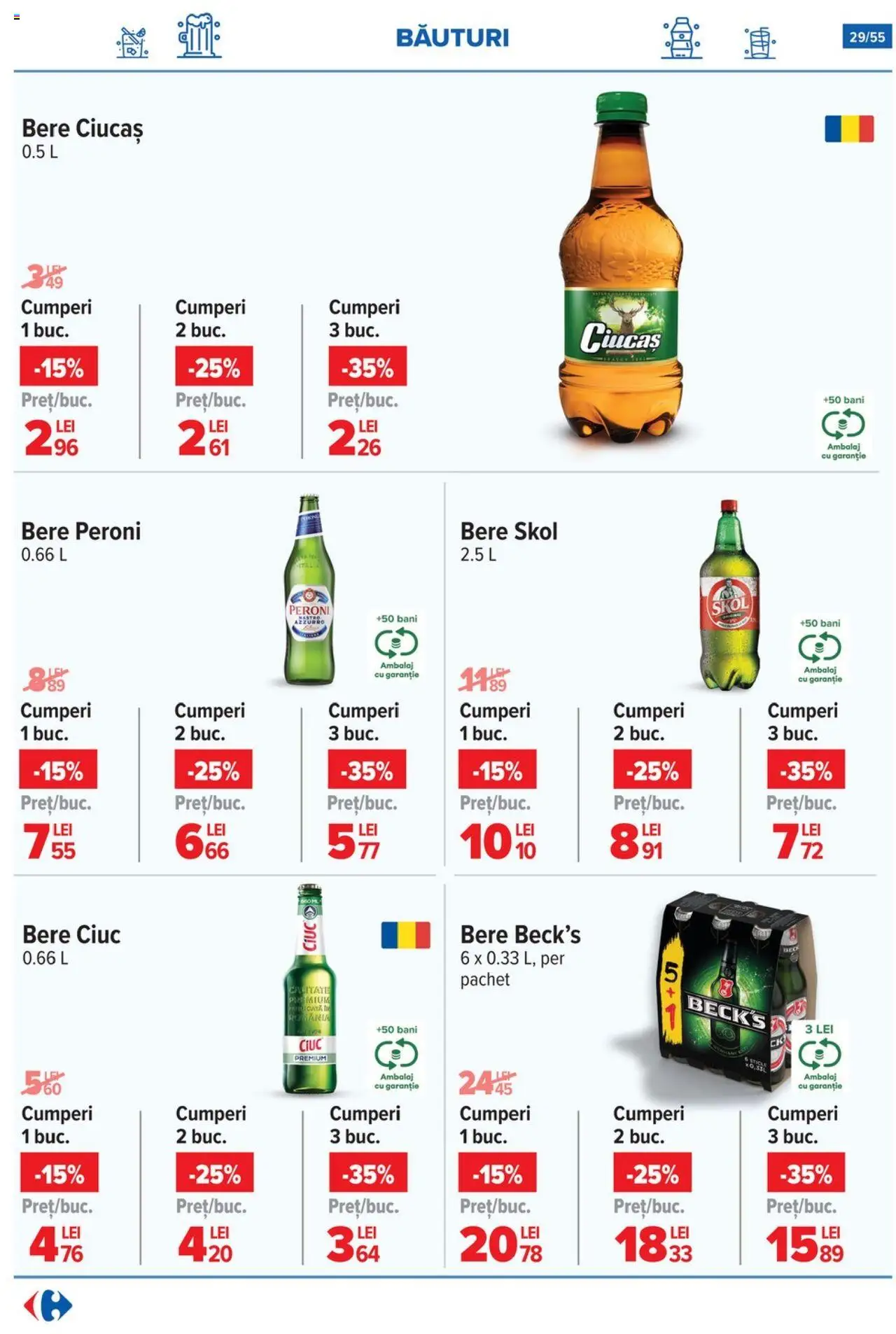 Catalog Carrefour 25 - 30 Iunie 2025 | Pagina 29 | Produse: Bere