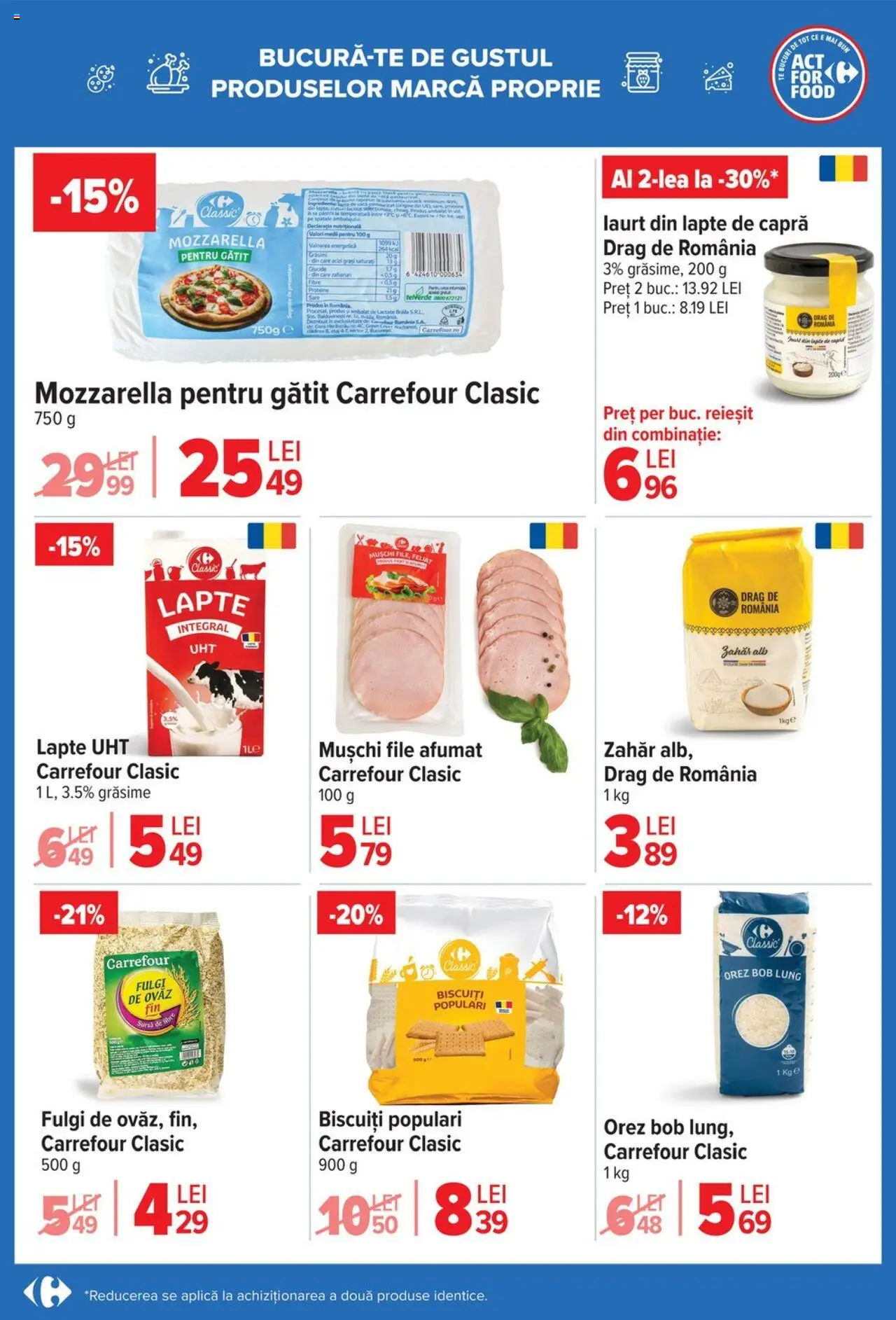 Catalog Carrefour 25 - 30 Iunie 2025 | Pagina 3 | Produse: Lapte, Orez, Fulgi, Zahăr