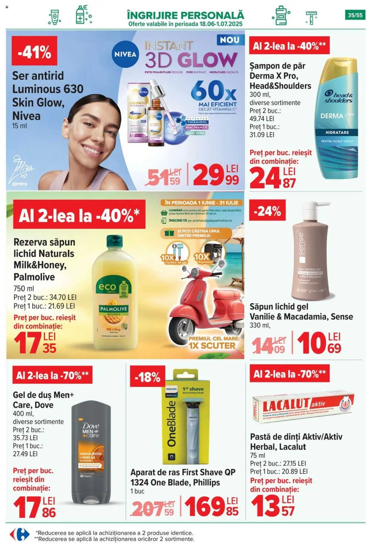 Catalog Carrefour 25 - 30 Iunie 2025 | Pagina 35 | Produse: Enginar, Aparat De Ras, Gel de duș, Rezervă săpun