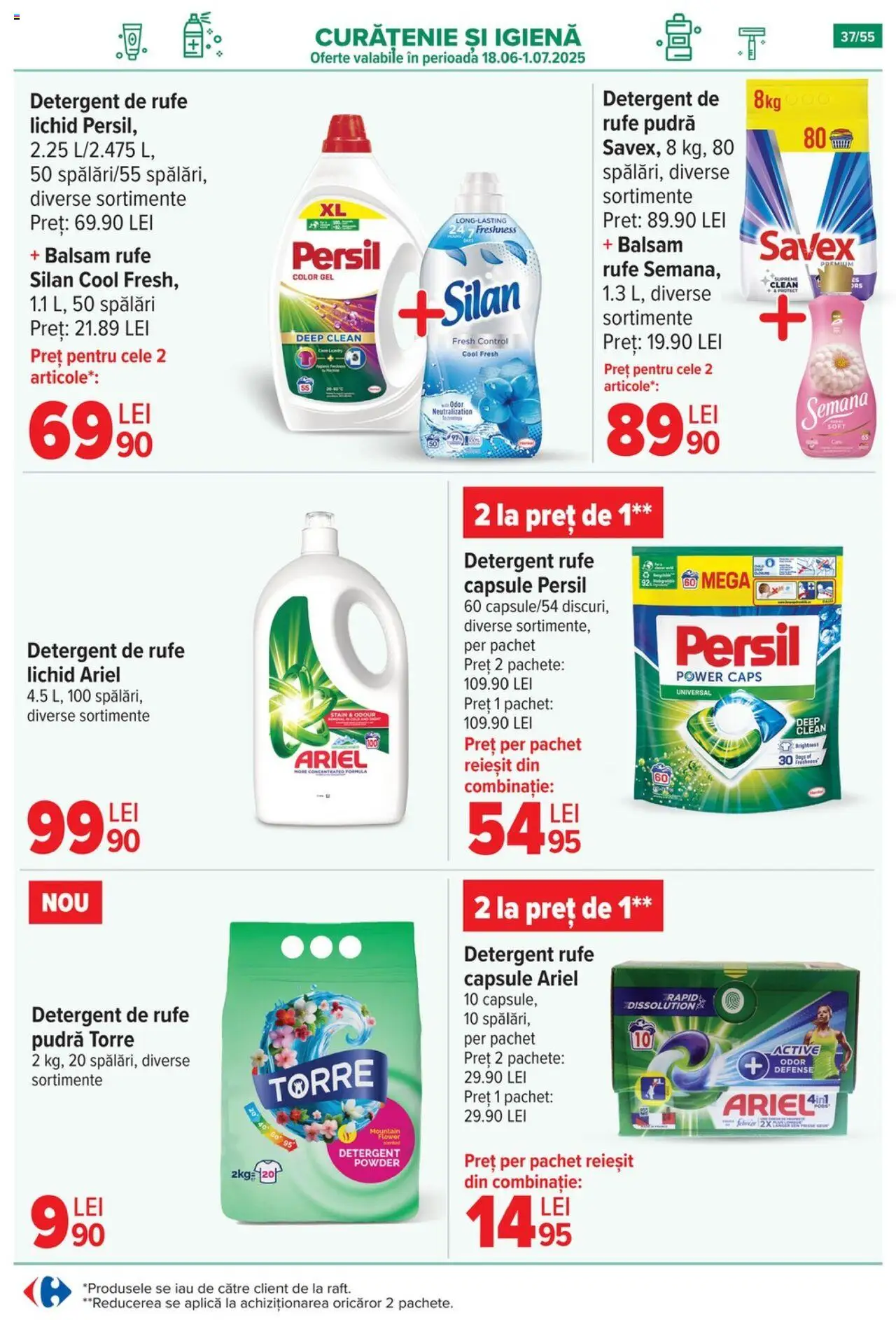 Catalog Carrefour 25 - 30 Iunie 2025 | Pagina 37 | Produse: Pomelo, Pudră, Balsam, Detergent