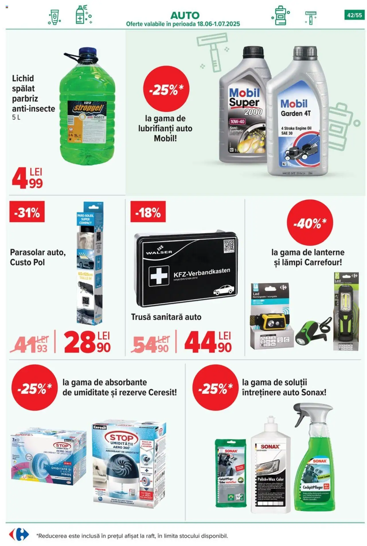 Catalog Carrefour 25 - 30 Iunie 2025 | Pagina 42 | Produse: Absorbante