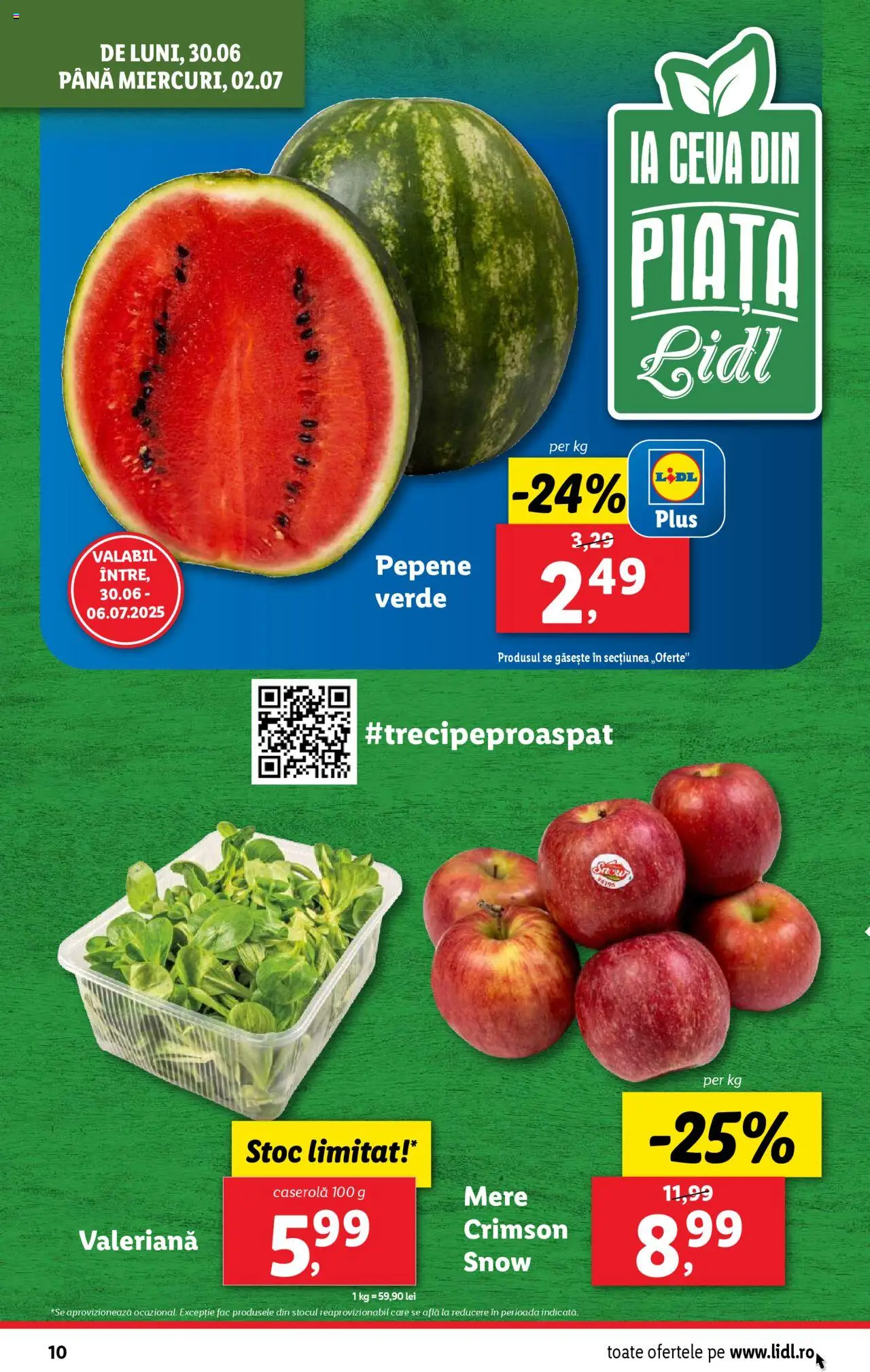 Catalog LIDL 30 Iunie - 5 Iulie 2025 | Pagina 10 | Produse: Mere