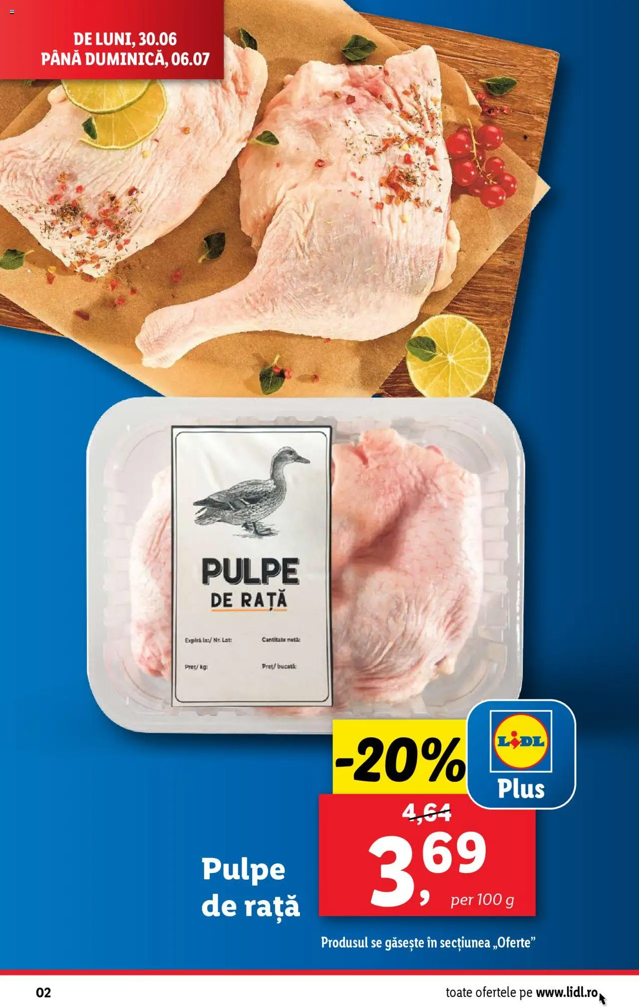 Catalog LIDL 30 Iunie - 5 Iulie 2025 | Pagina 2 | Produse: Rață