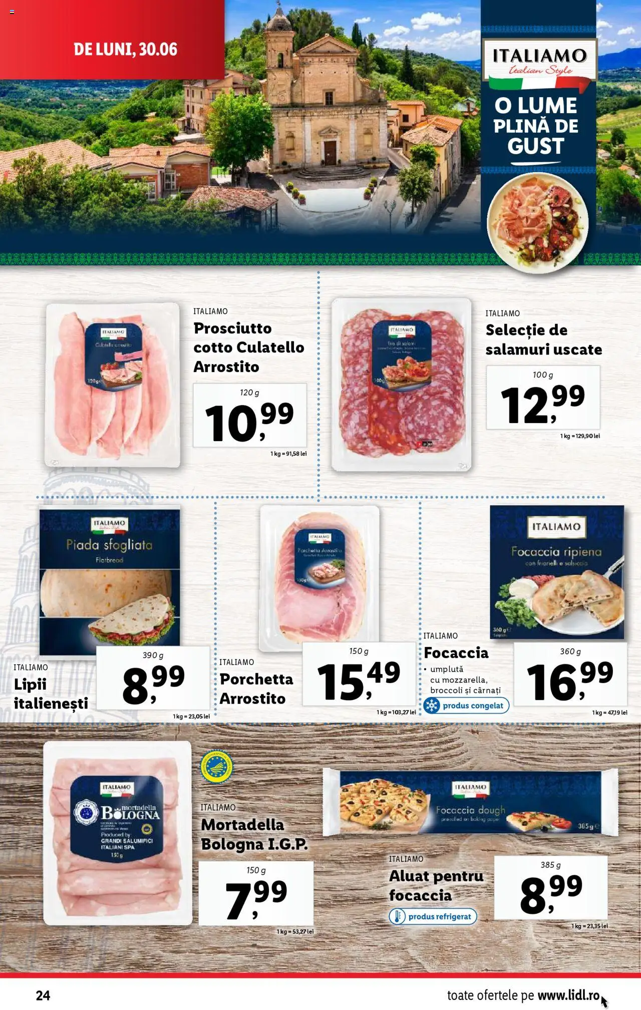 Catalog LIDL 30 Iunie - 5 Iulie 2025 | Pagina 24 | Produse: Delgeç, Kanca, Gouda, Cârnați