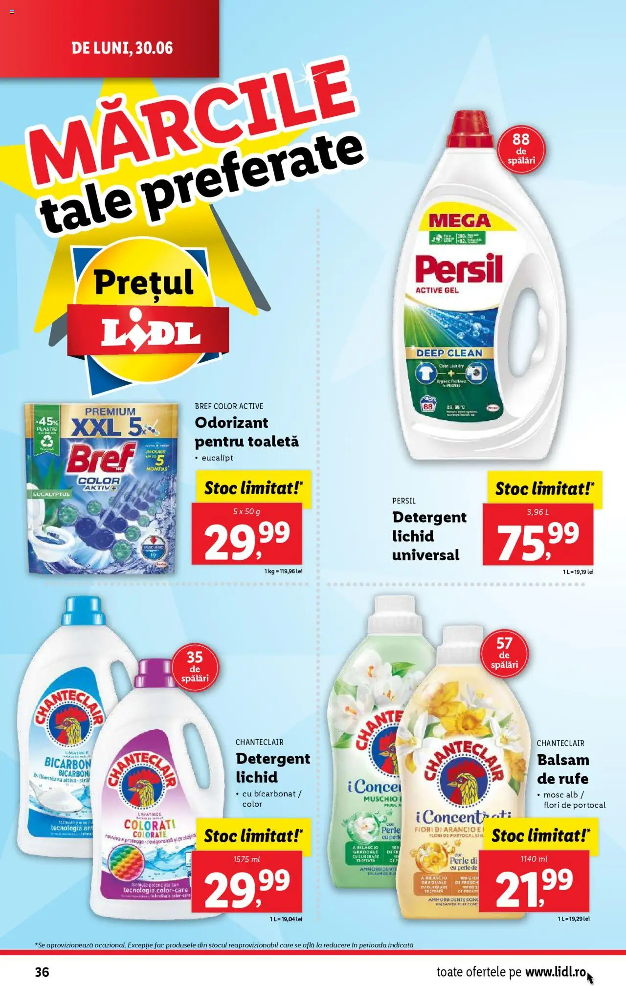Catalog LIDL 30 Iunie - 5 Iulie 2025 | Pagina 36 | Produse: Pomelo, Akrilik boya, Balsam, Detergent