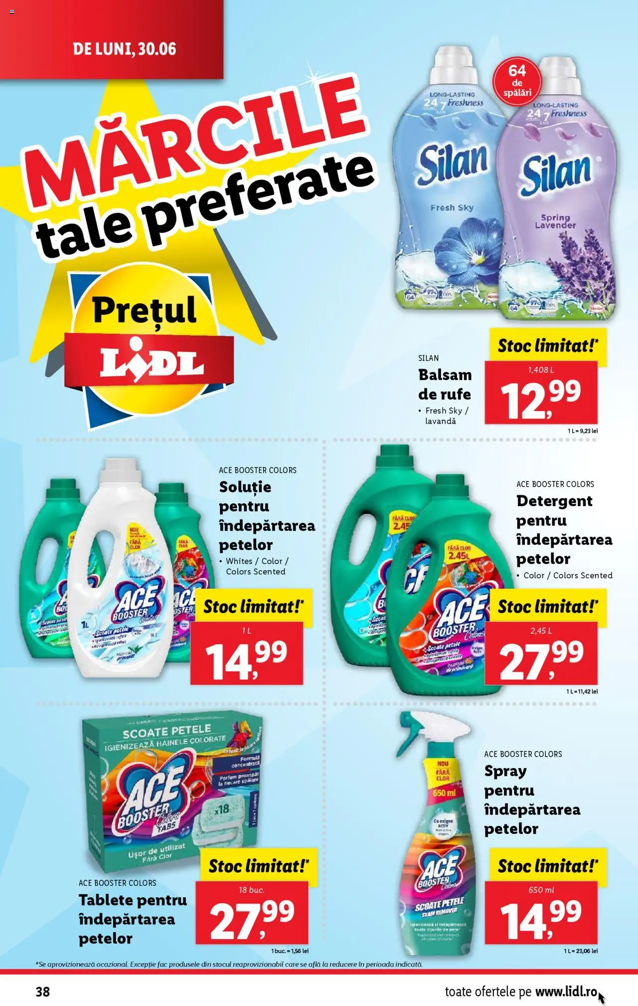 Catalog LIDL 30 Iunie - 5 Iulie 2025 | Pagina 38 | Produse: Parfum, Balsam, Detergent