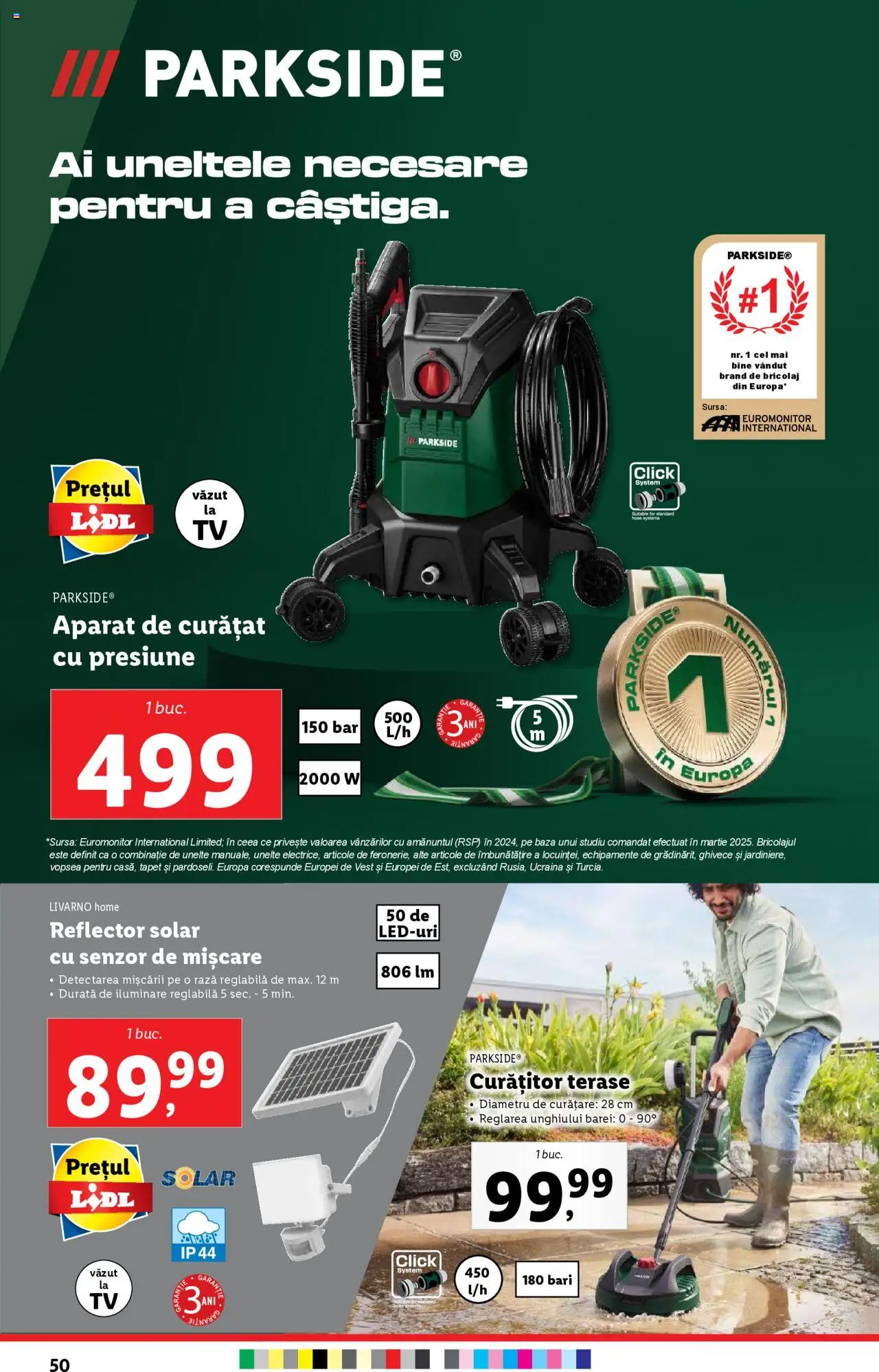 Catalog LIDL 30 Iunie - 5 Iulie 2025 | Pagina 50 | Produse: T cetveli, Vopsea, Tapet