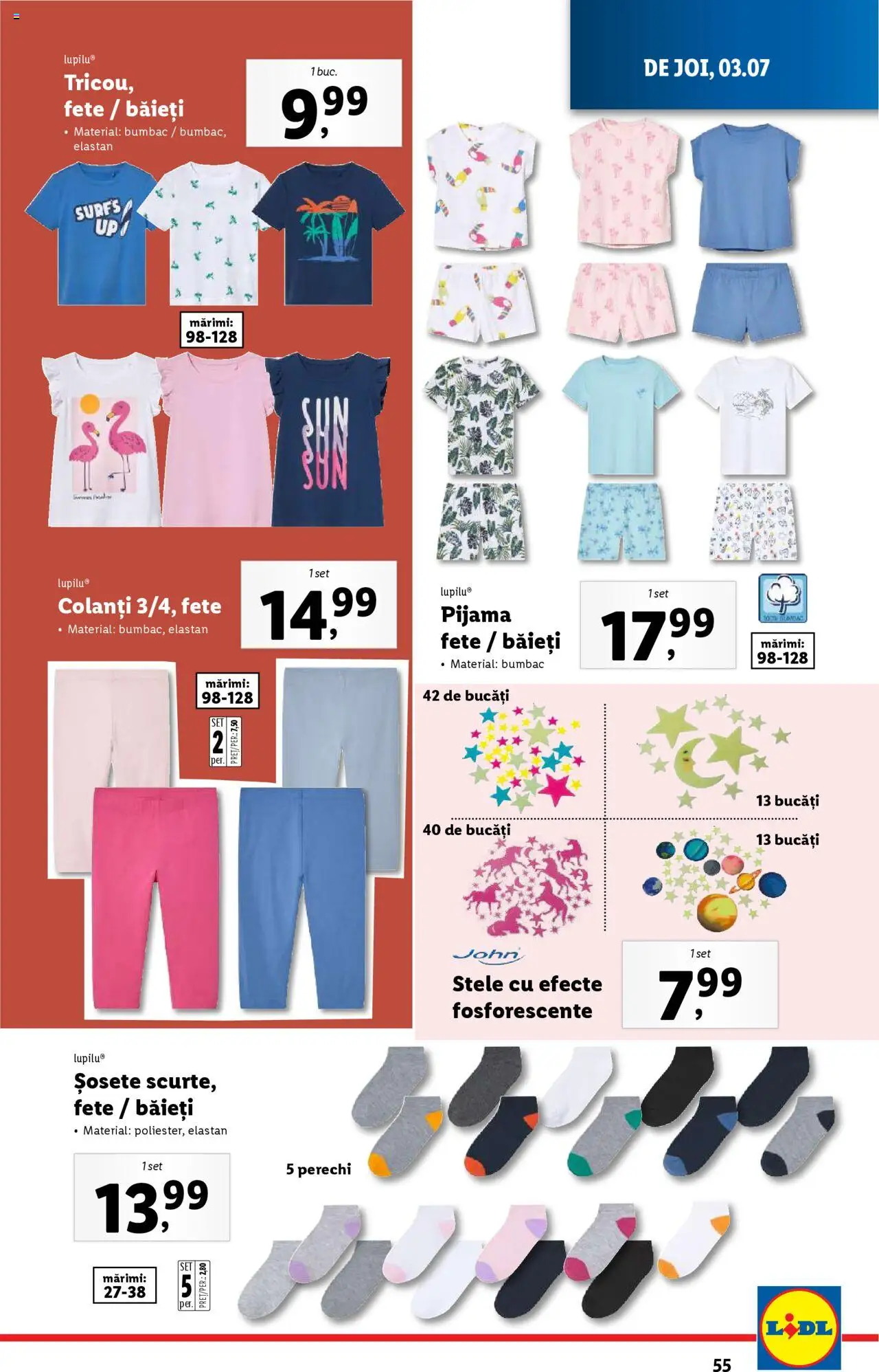 Catalog LIDL 30 Iunie - 5 Iulie 2025 | Pagina 55 | Produse: Șosete, Colanți