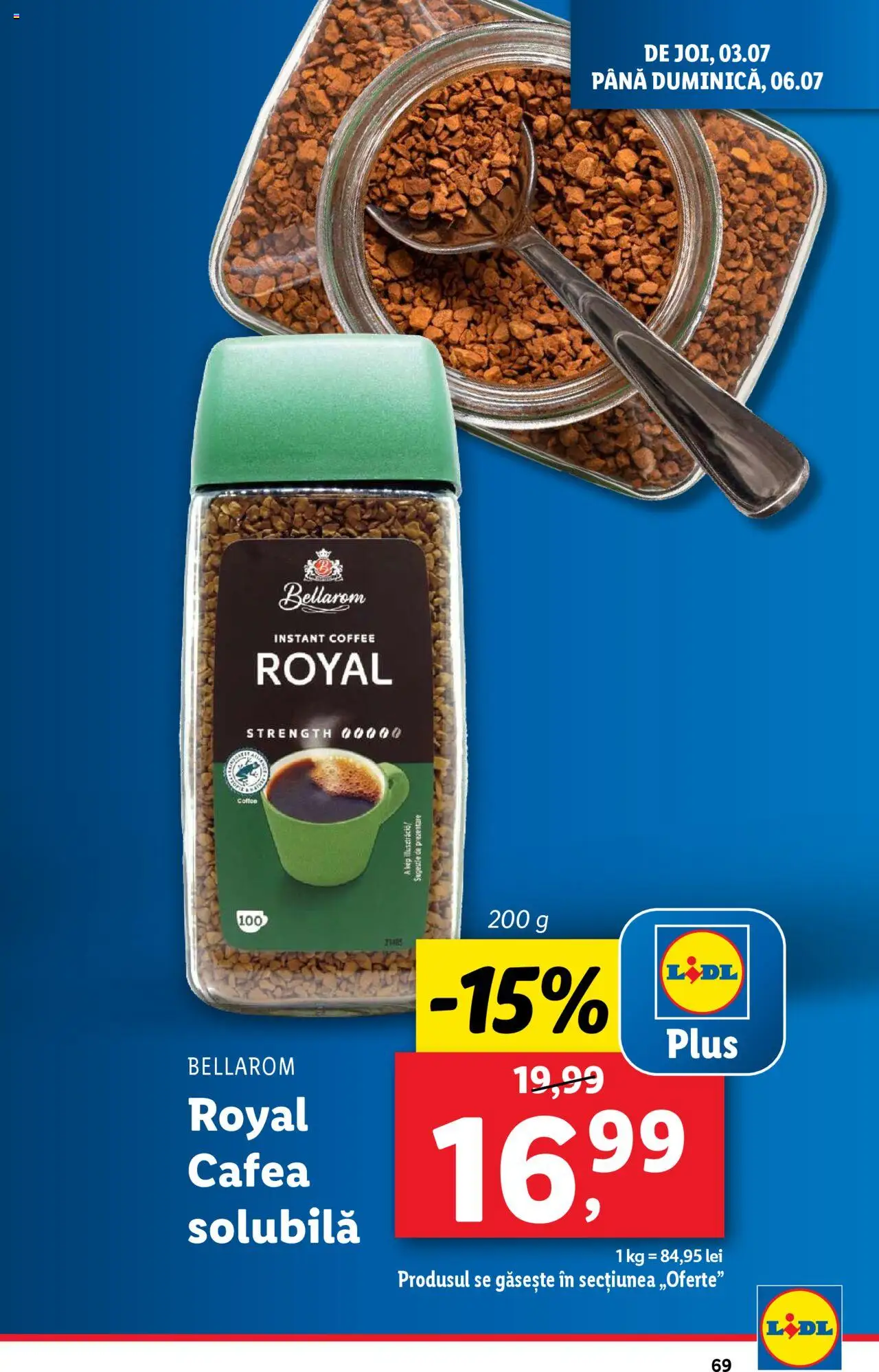Catalog LIDL 30 Iunie - 5 Iulie 2025 | Pagina 69 | Produse: Cafea