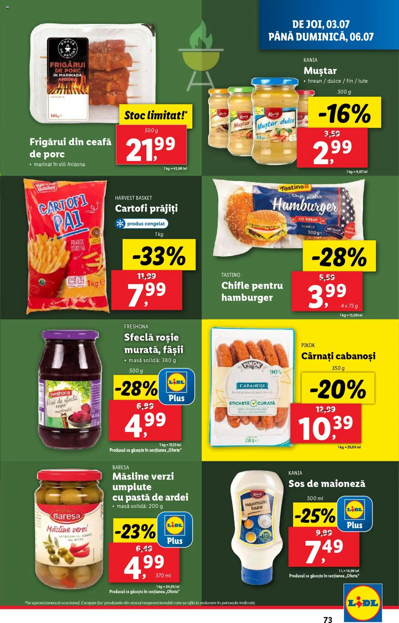 Catalog LIDL 30 Iunie - 5 Iulie 2025 | Pagina 73 | Produse: Măsline, Cartofi, Maioneză, Sfeclă