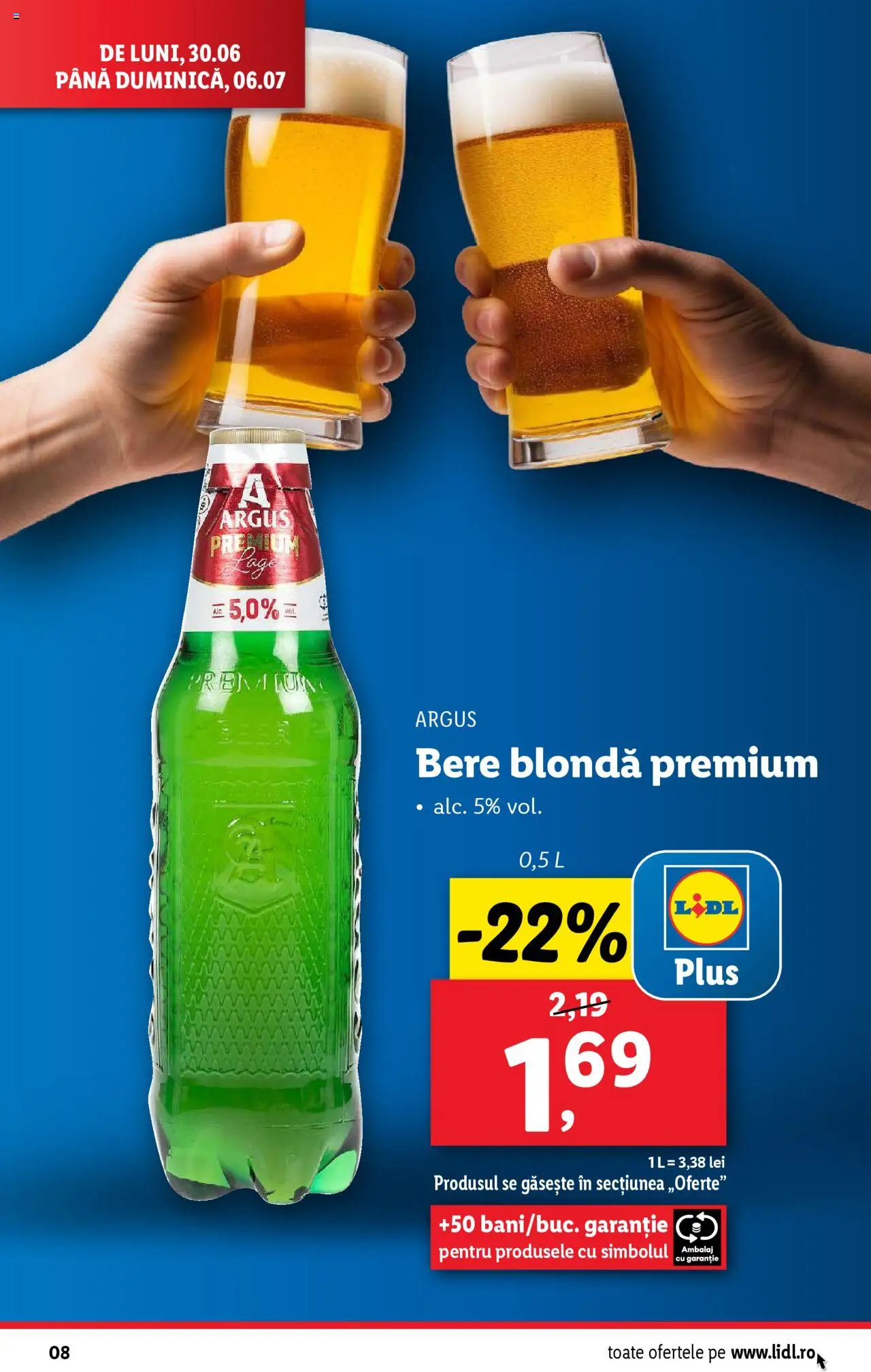 Catalog LIDL 30 Iunie - 5 Iulie 2025 | Pagina 8 | Produse: Bere