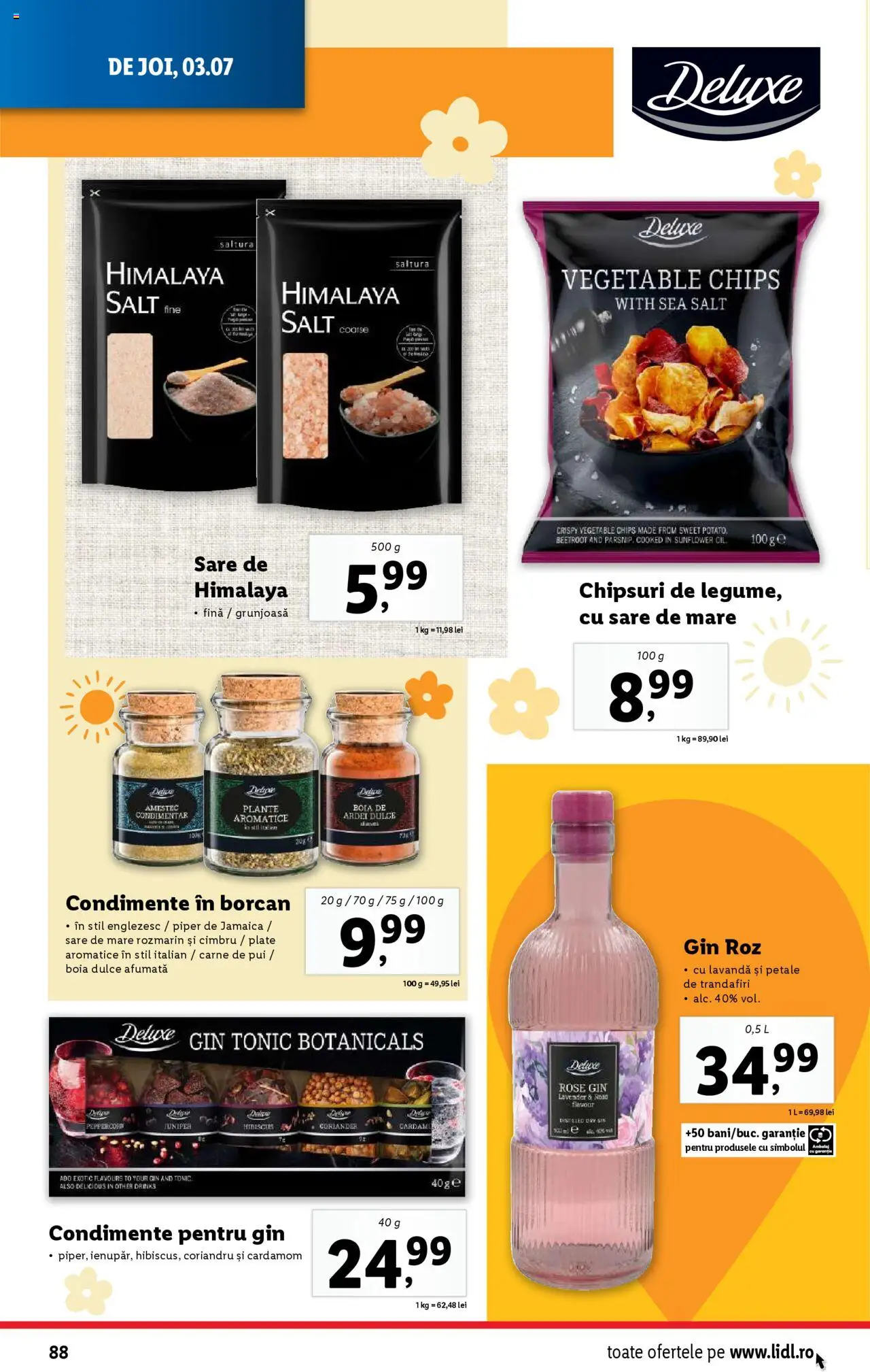 Catalog LIDL 30 Iunie - 5 Iulie 2025 | Pagina 88 | Produse: Hacıyatmaz Kedi Oyuncağı, Borcan, Gin, Sare